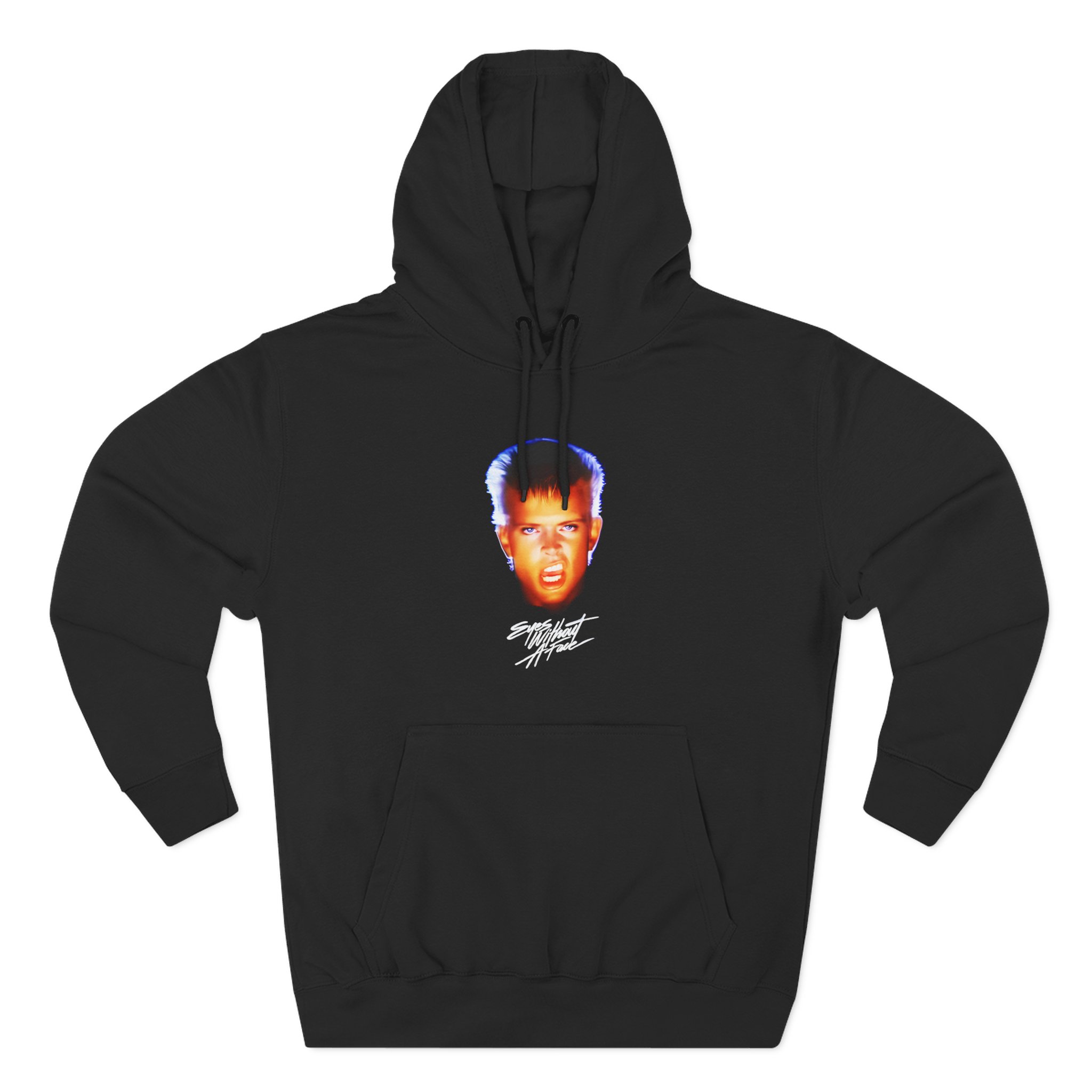 Billy Idol Eyes Without a Face Photo Three-Panel Fleece Hoodie