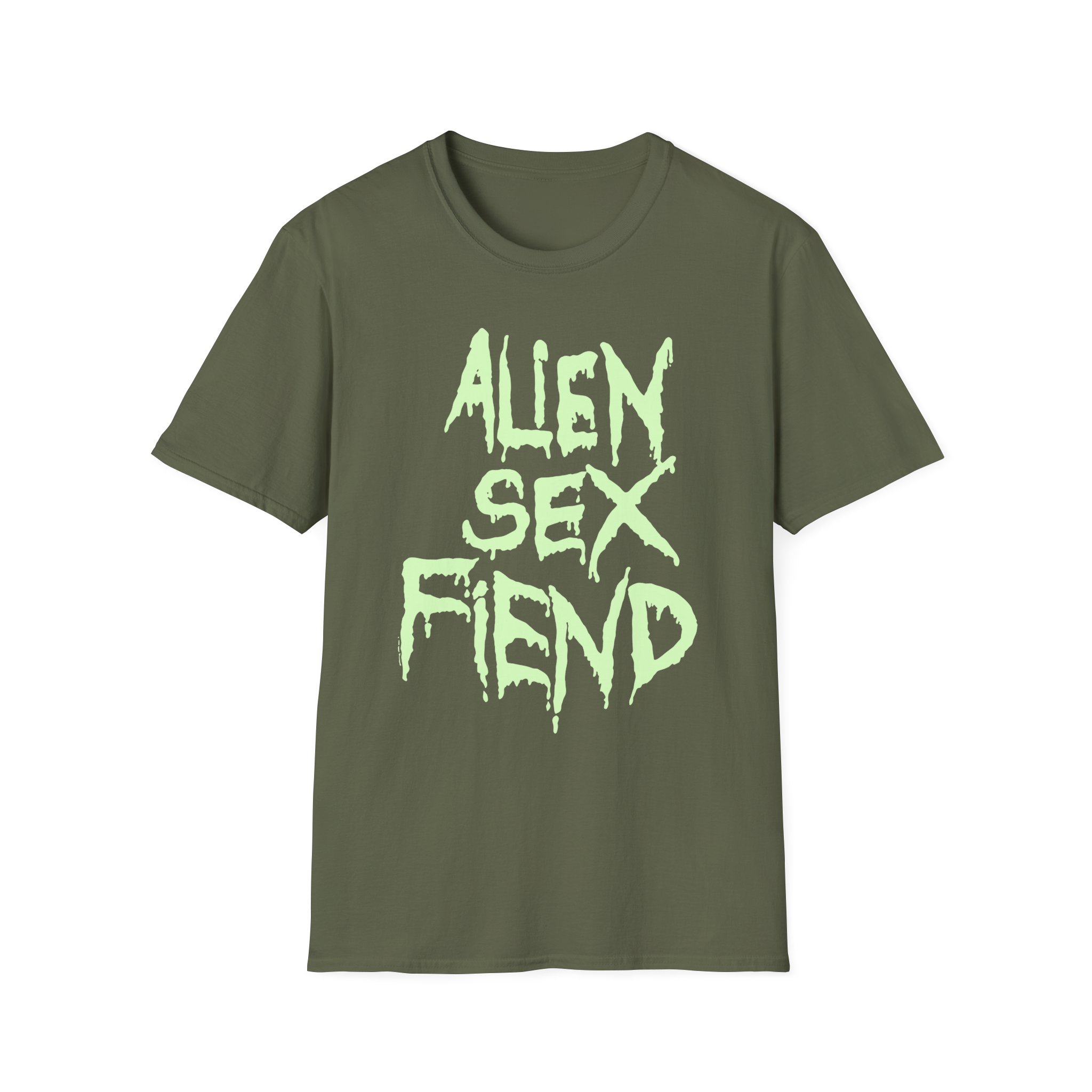 Alien Sex Fiend Glow in the Dark Unisex Softstyle T-Shirt