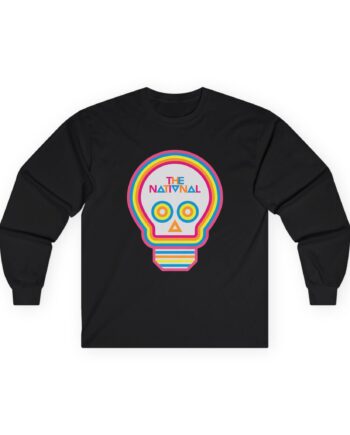 The National Lightbulb Skull Unisex Ultra Cotton Long Sleeve Tee