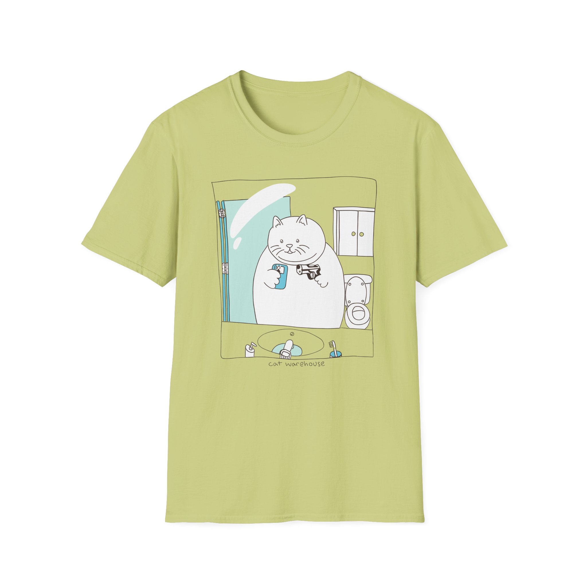 William Osman cat warehouse Unisex Softstyle T-Shirt