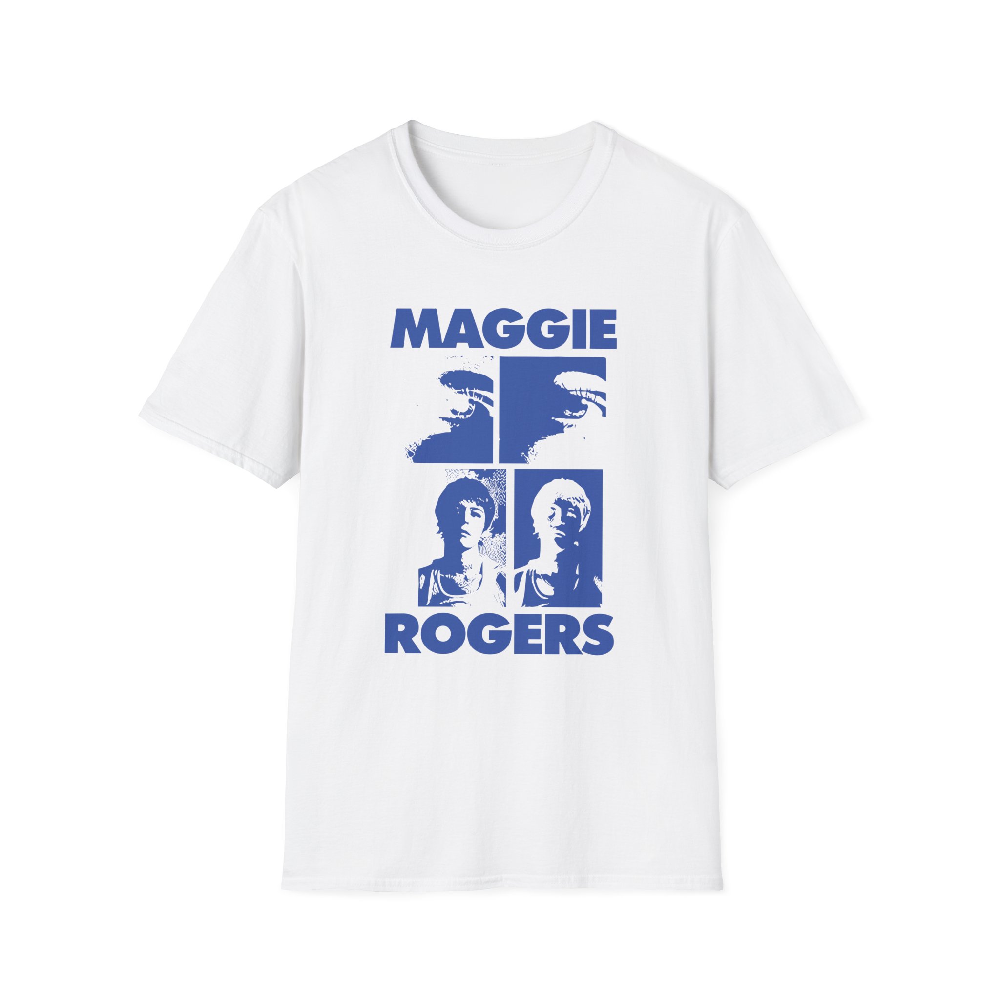 Maggie Rogers Mustard Grid Unisex Softstyle T-Shirt