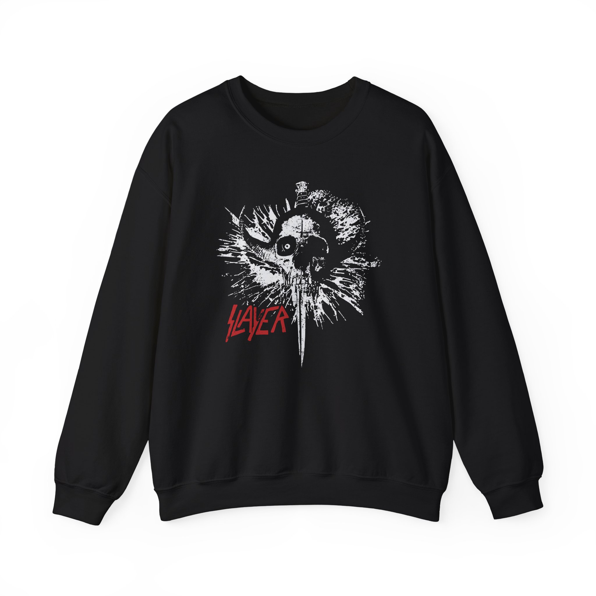 Slayer Death Dagger Unisex Heavy Blendâ„¢ Crewneck Sweatshirt