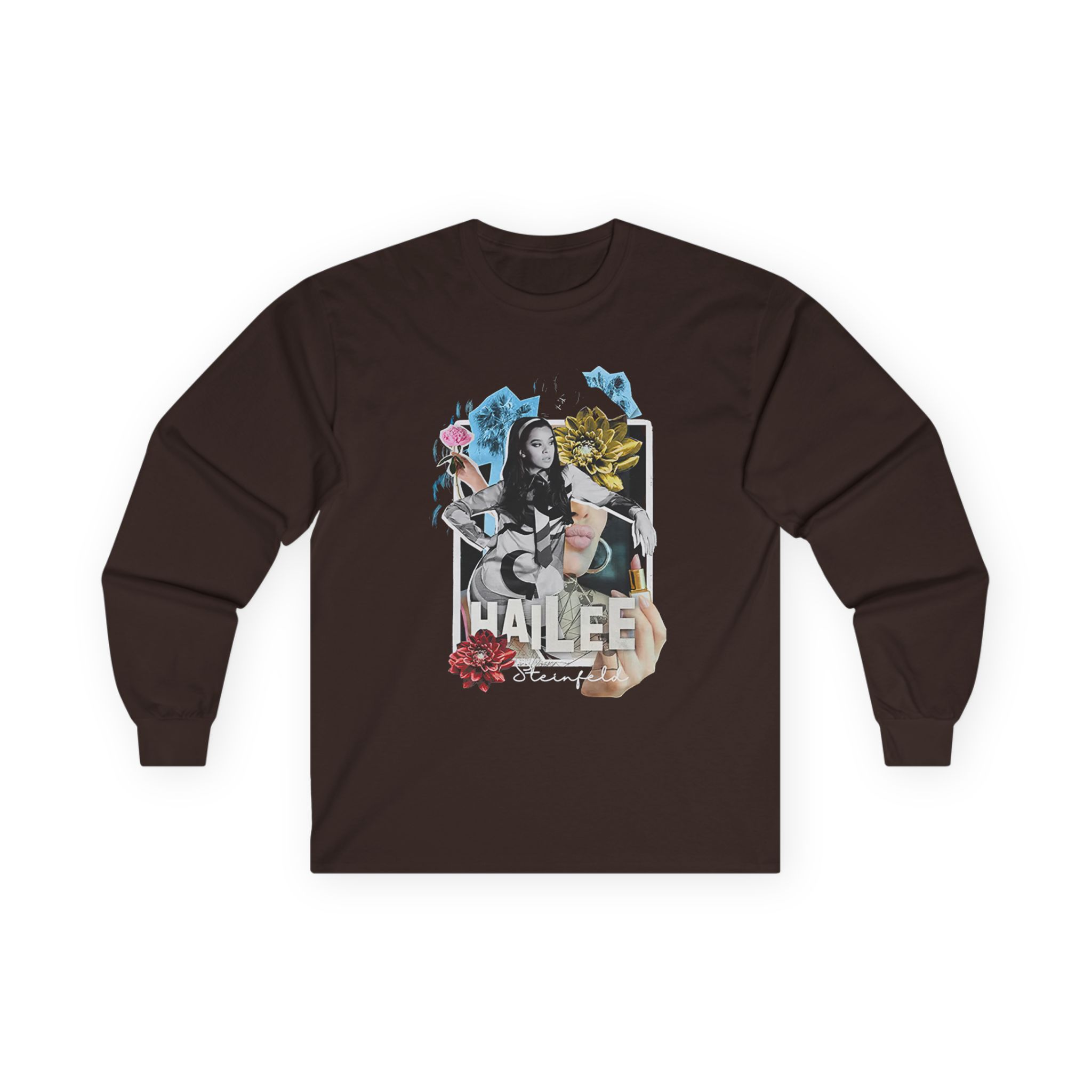 Hailee Steinfeld Retro Collage Unisex Ultra Cotton Long Sleeve Tee
