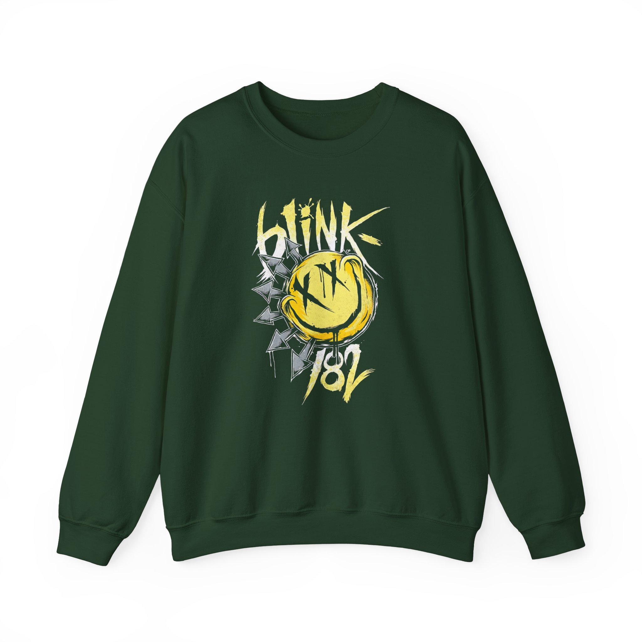 Blink 182 Big Smile Arrows Unisex Heavy Blendâ„¢ Crewneck Sweatshirt
