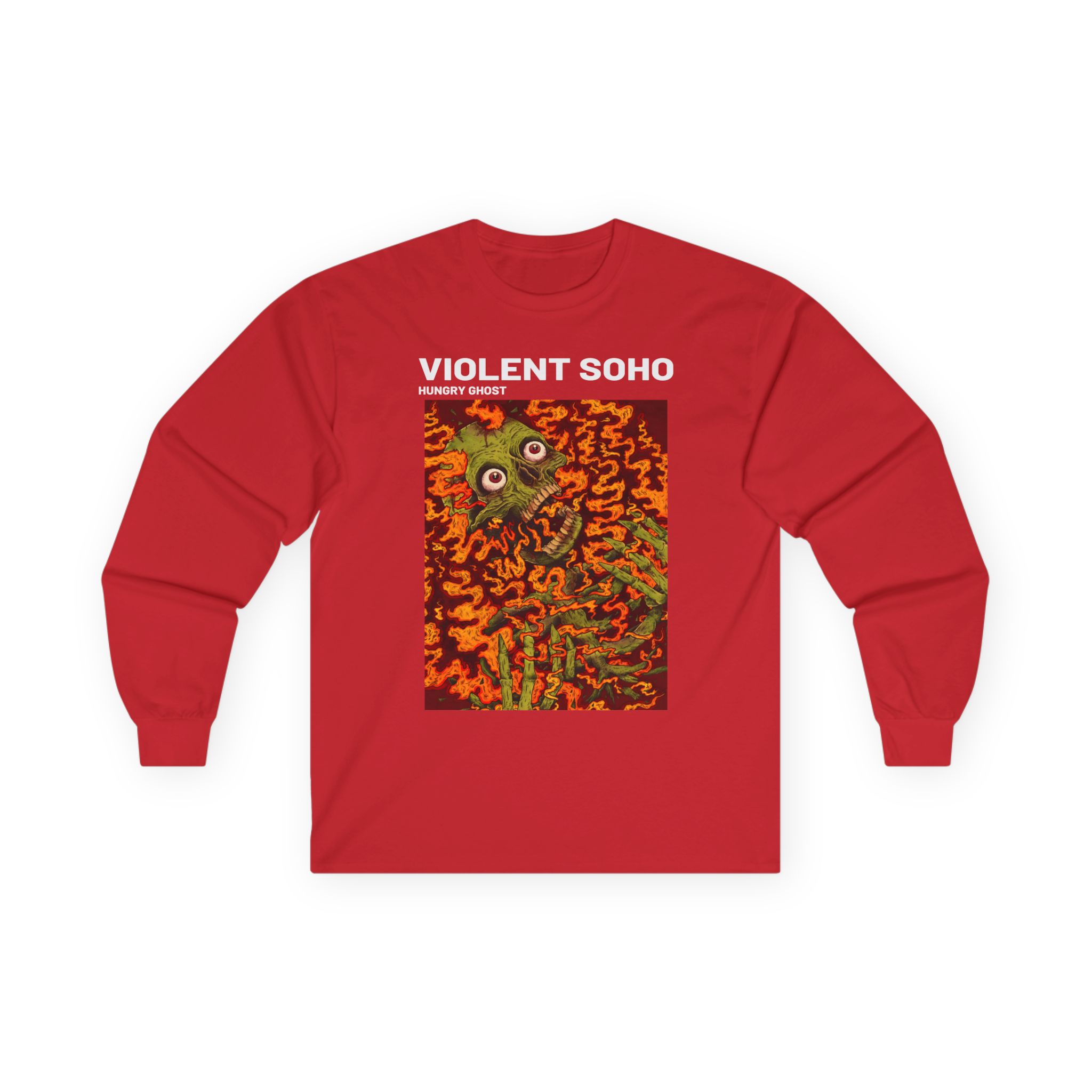 Unisex Ultra Cotton Violent Soho Hungry Ghost Long Sleeve Tee
