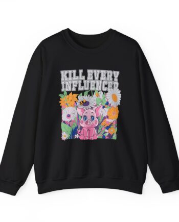 Meatcanyon Kill Every Iuencers Unisex Heavy Blend™ Crewneck Sweatshirt