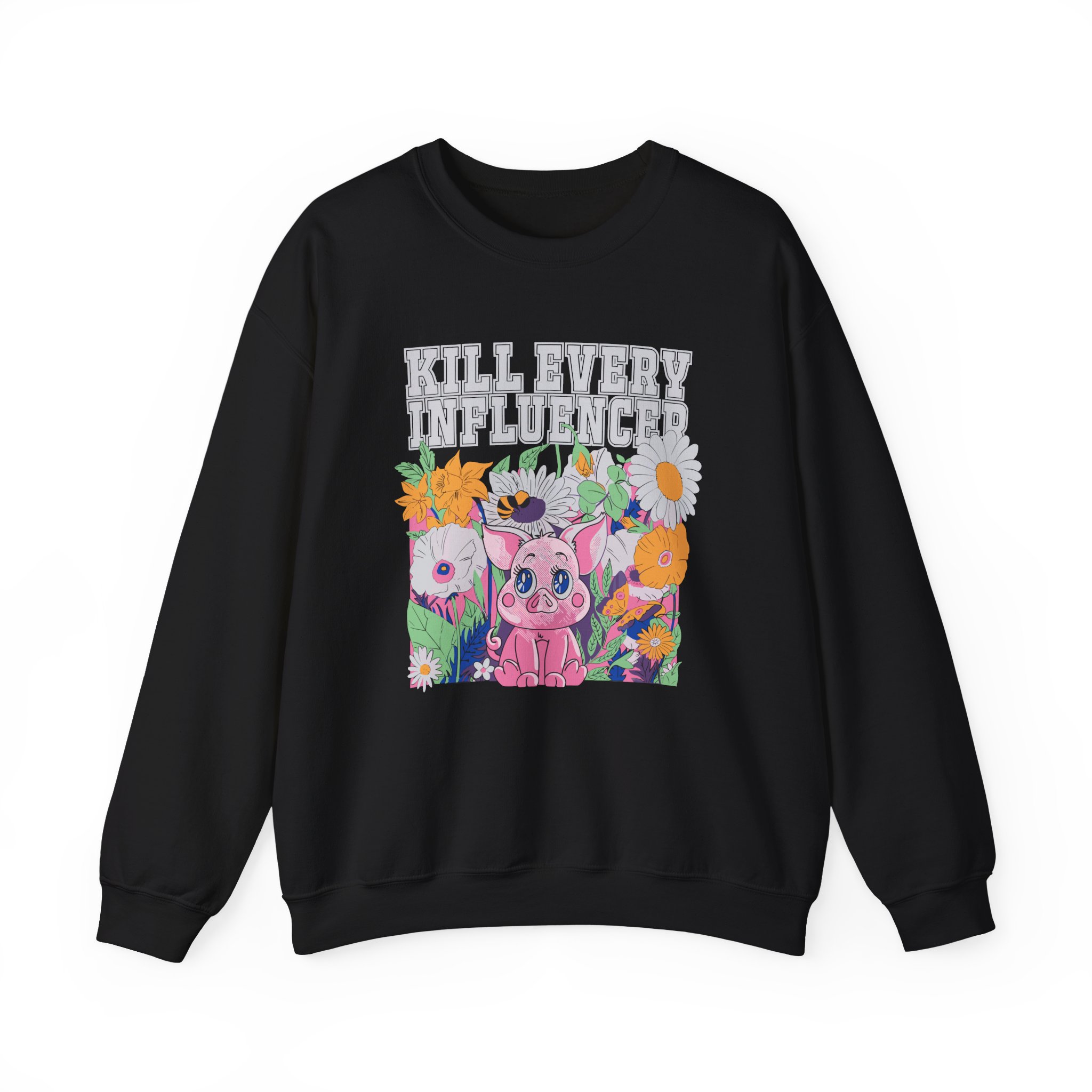 Meatcanyon Kill Every Iuencers Unisex Heavy Blendâ„¢ Crewneck Sweatshirt