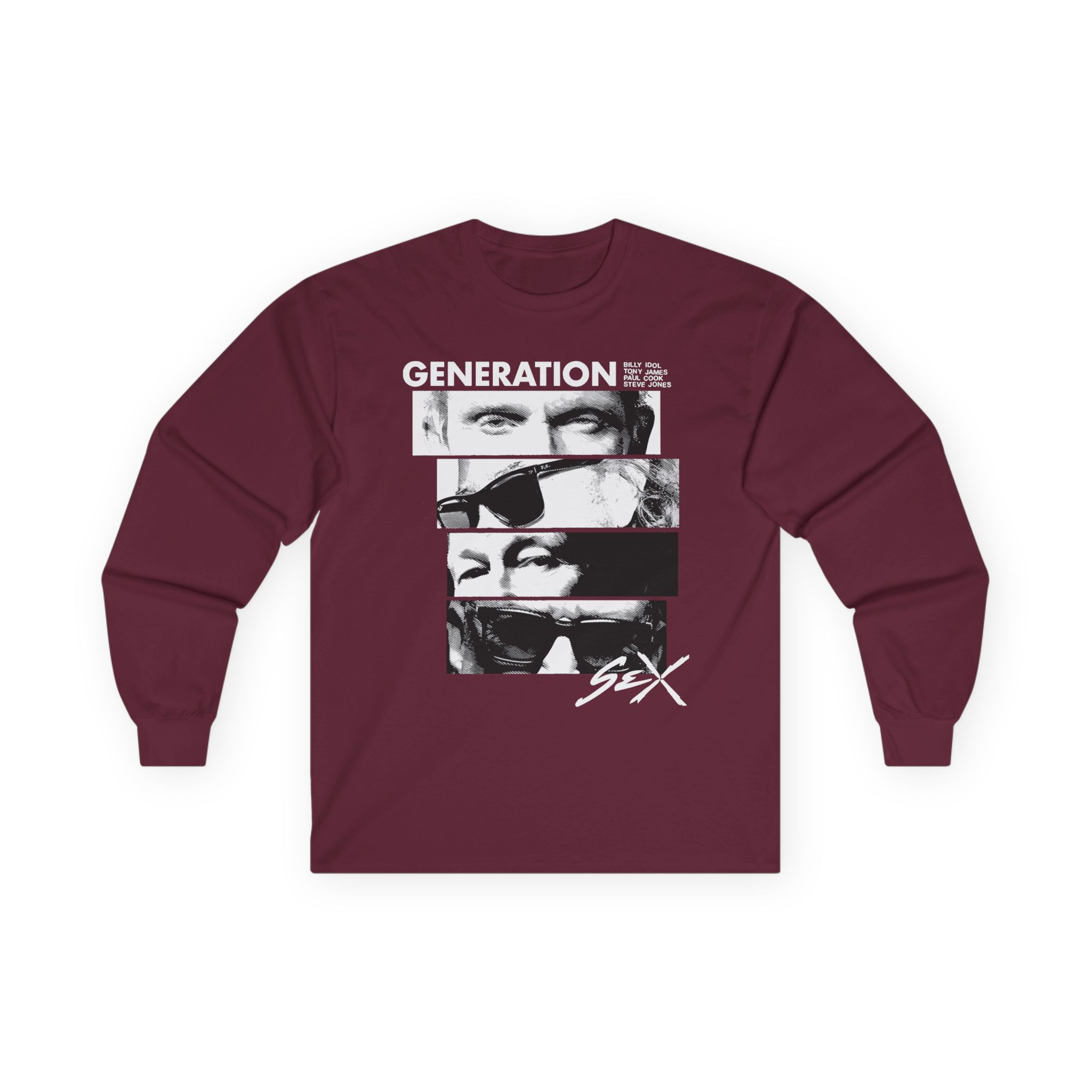 Billy Idol Eye Stack Unisex Ultra Cotton Long Sleeve Tee