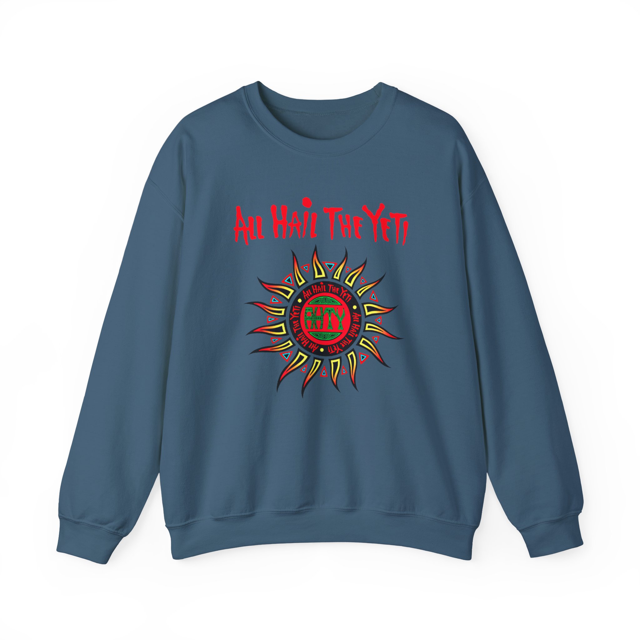All Hail the Yeti Sun Unisex Heavy Blendâ„¢ Crewneck Sweatshirt