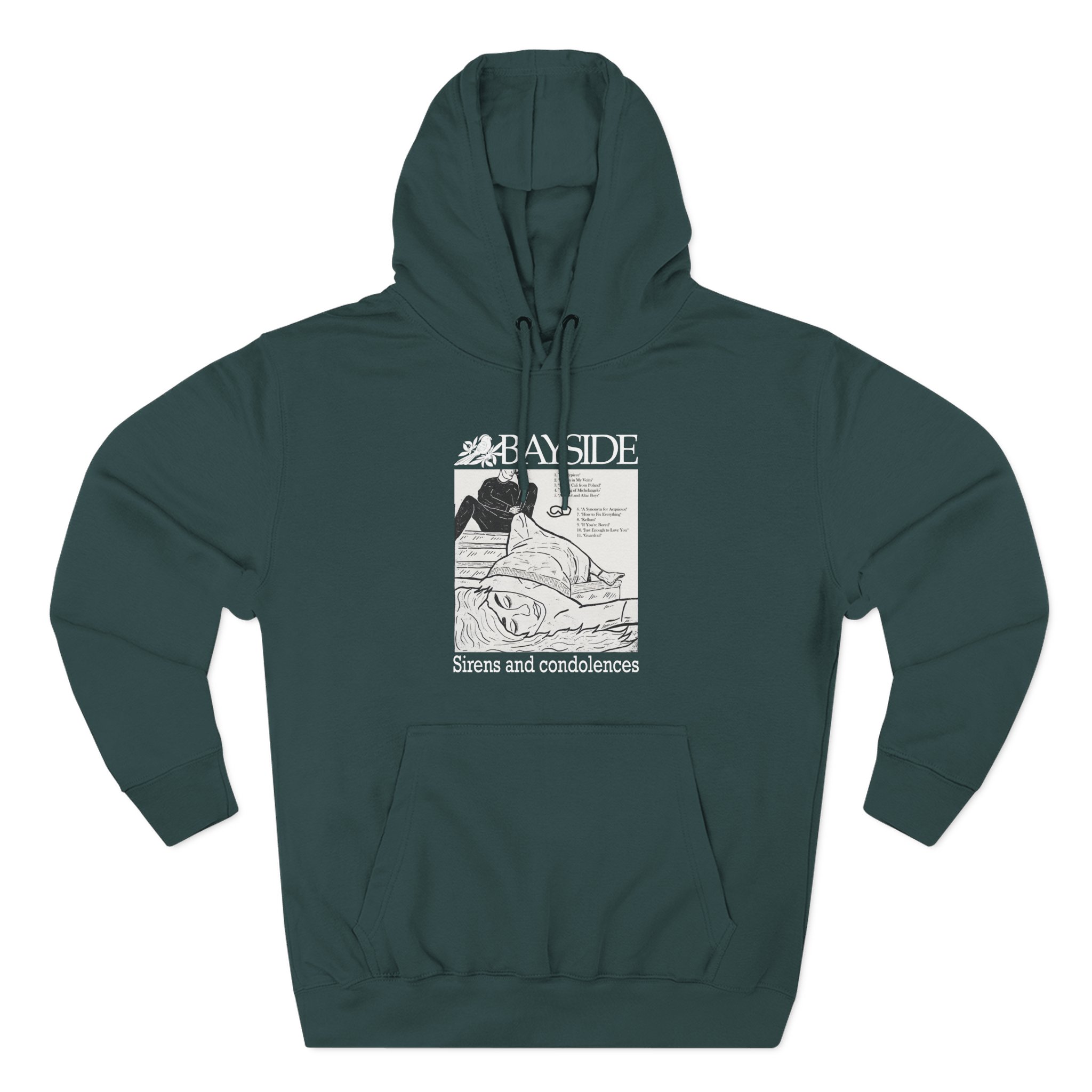Bayside Sirens and Condolences Three-Panel Fleece Hoodie