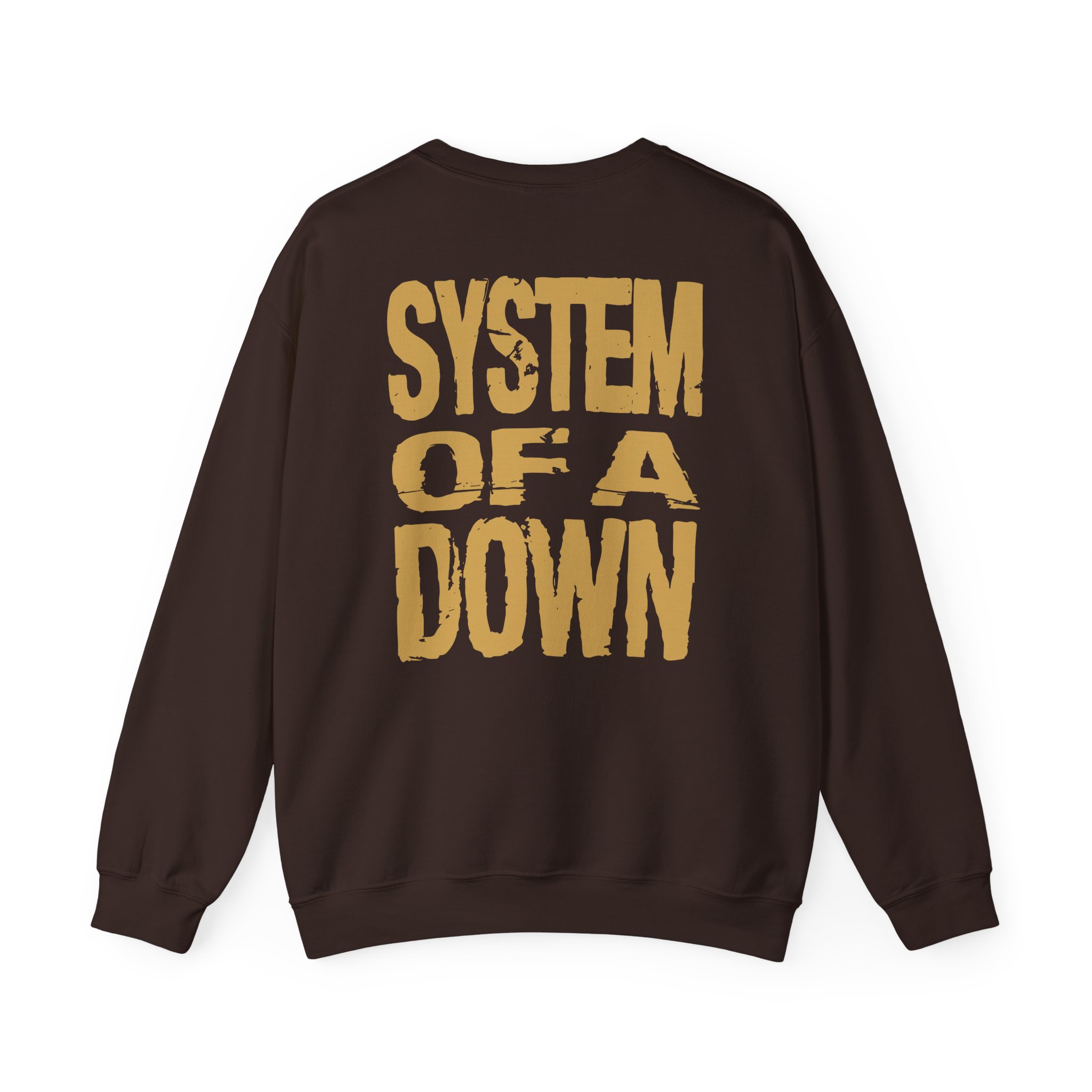System of a Down Gold Hand Unisex Heavy Blendâ„¢ Crewneck Sweatshirt