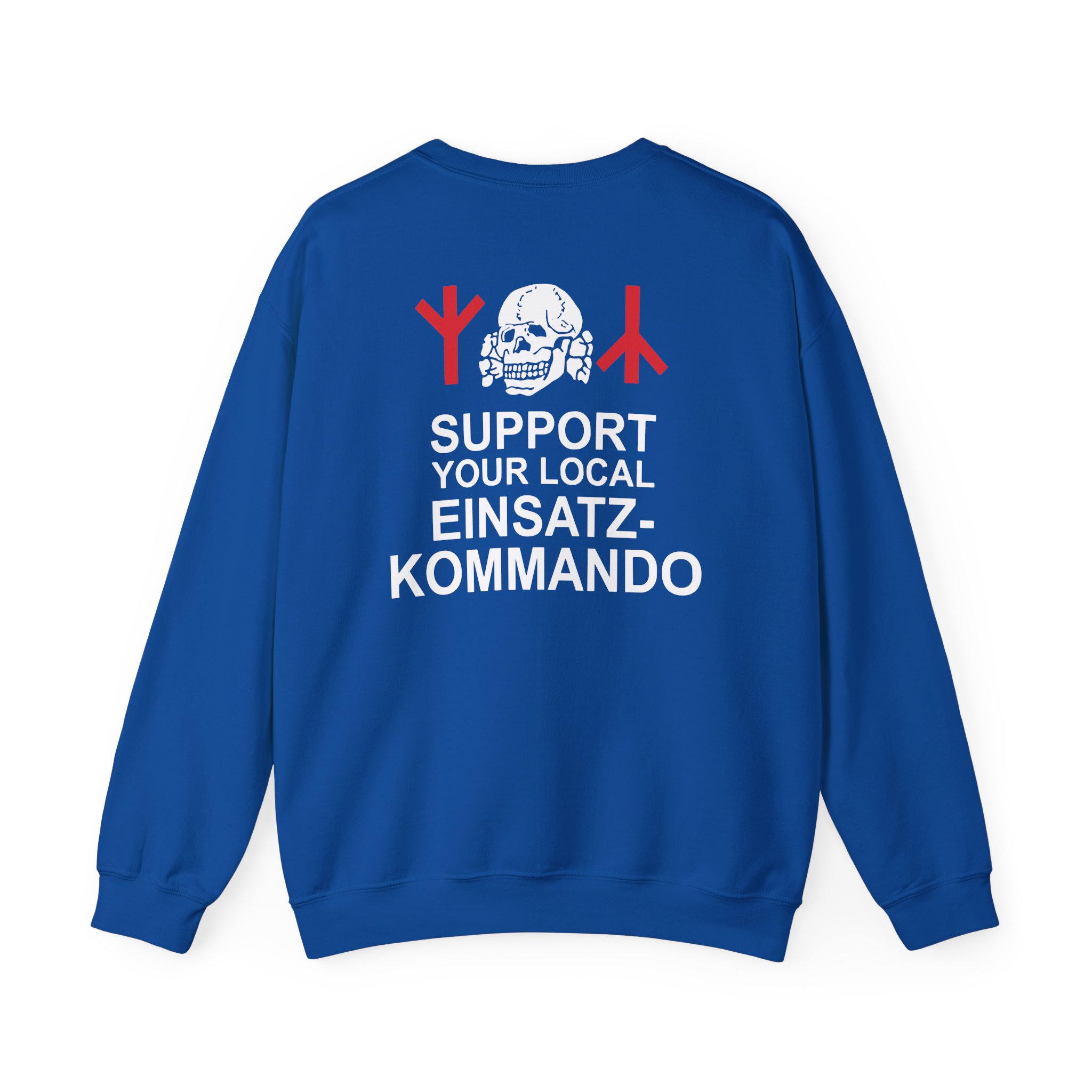 Burzum Support Your Local Einsatz Kommando Unisex Heavy Blendâ„¢ Crewneck Sweatshirt