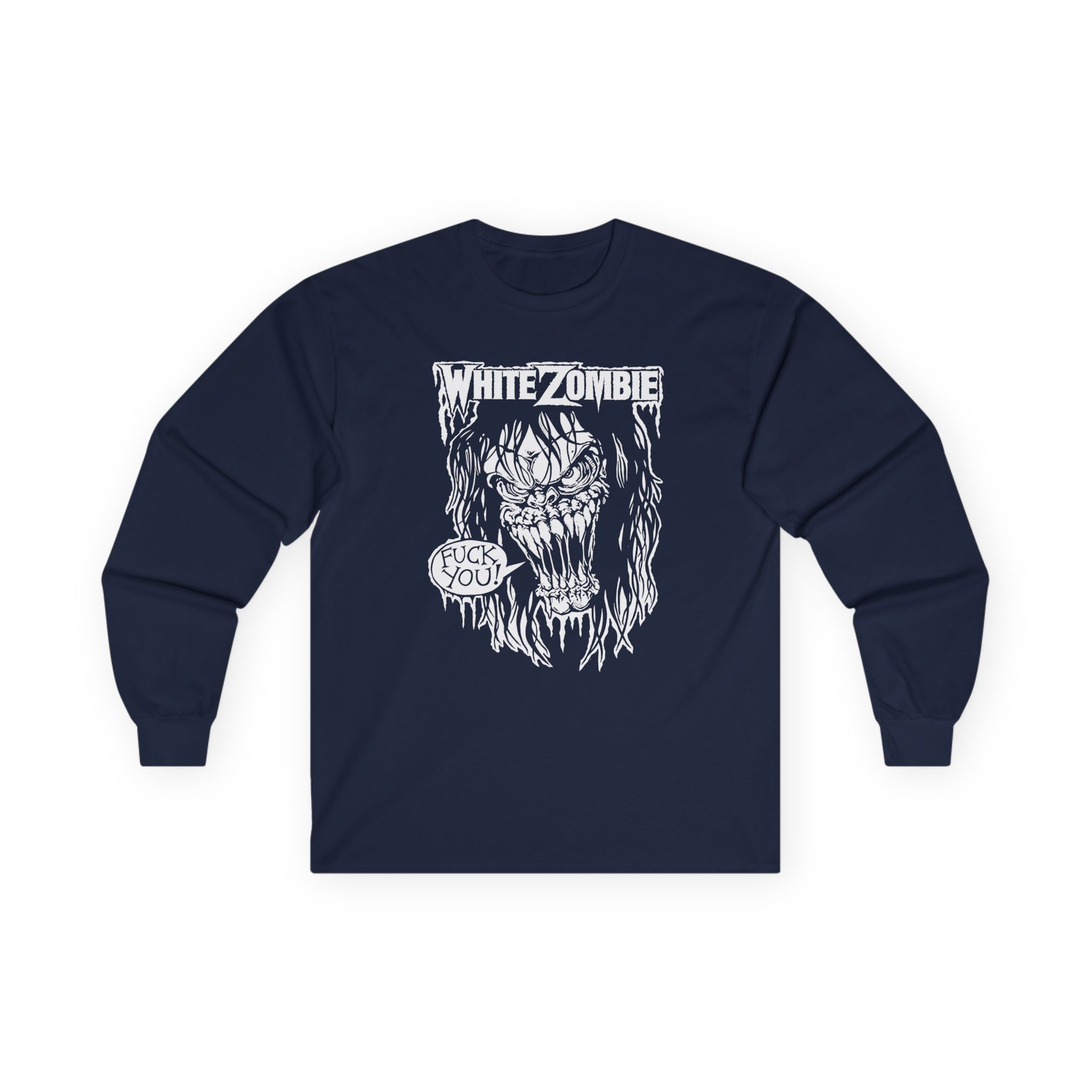 White Zombie F You Unisex Ultra Cotton Long Sleeve Tee
