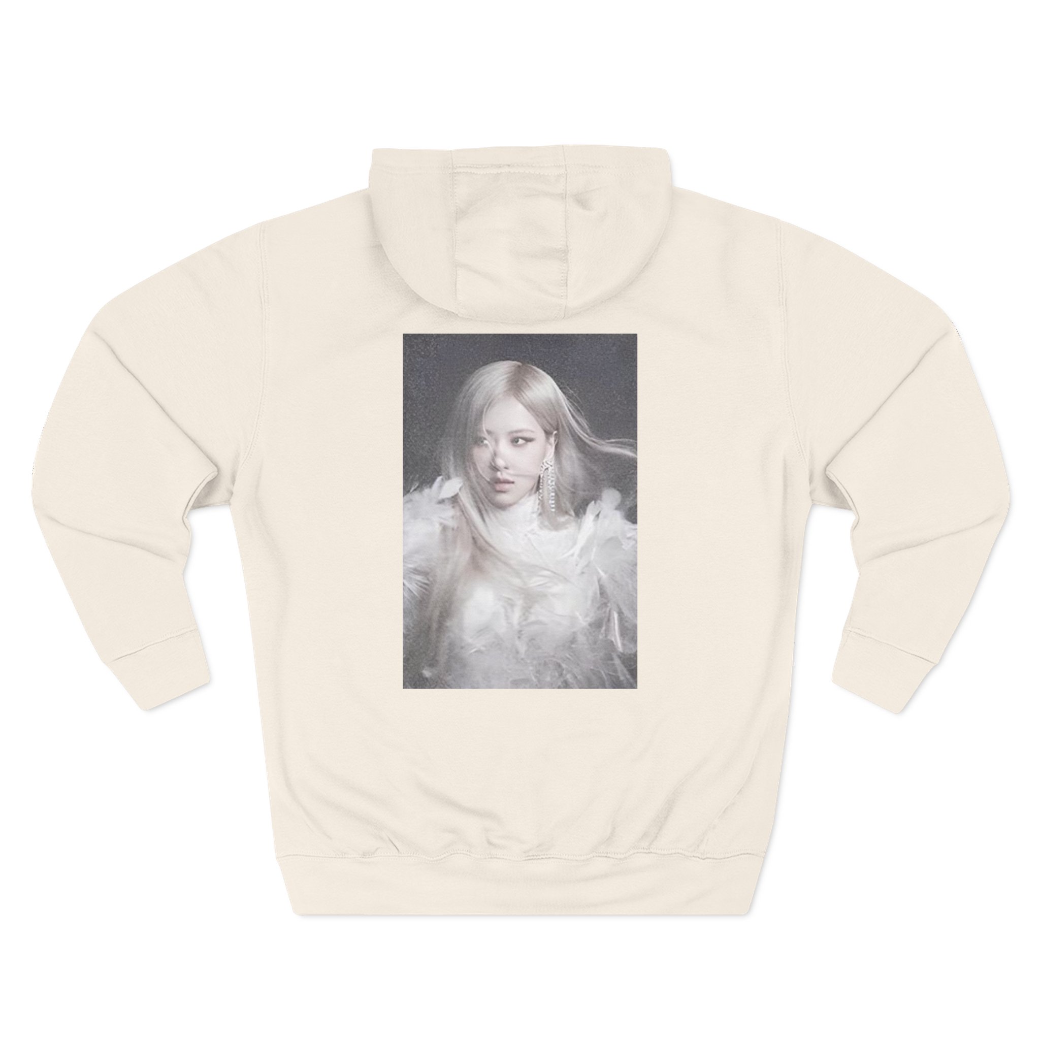 B Rose Three-Panel Fleece Hoodie