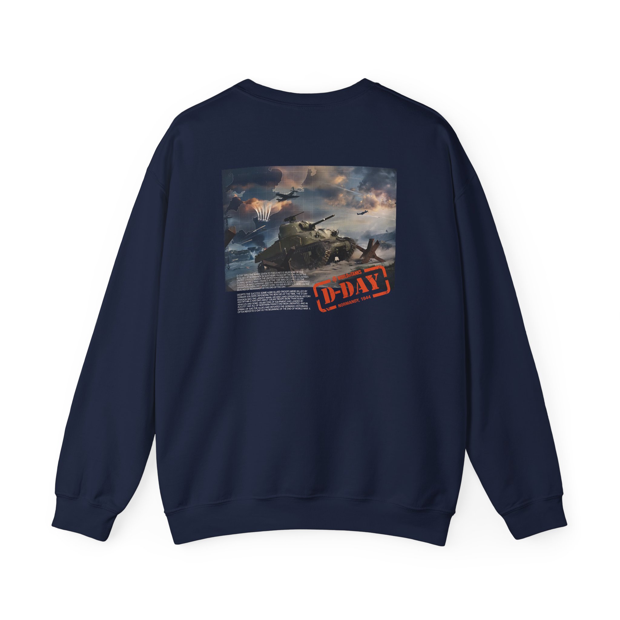 World of Tank Wot D-day Unisex Heavy Blendâ„¢ Crewneck Sweatshirt