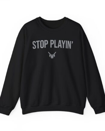 Maxx Crosby Stop Playin Unisex Heavy Blend™ Crewneck Sweatshirt