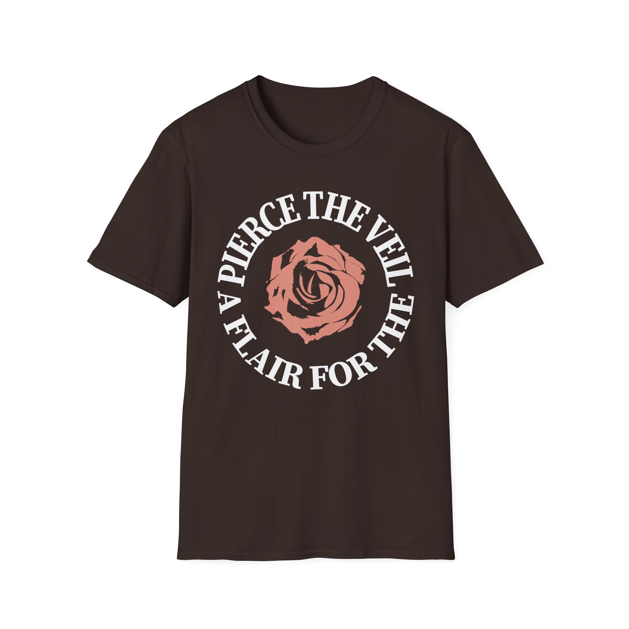 Pierce the Veil a Flair for the Dramatic Rose Unisex Softstyle T-Shirt