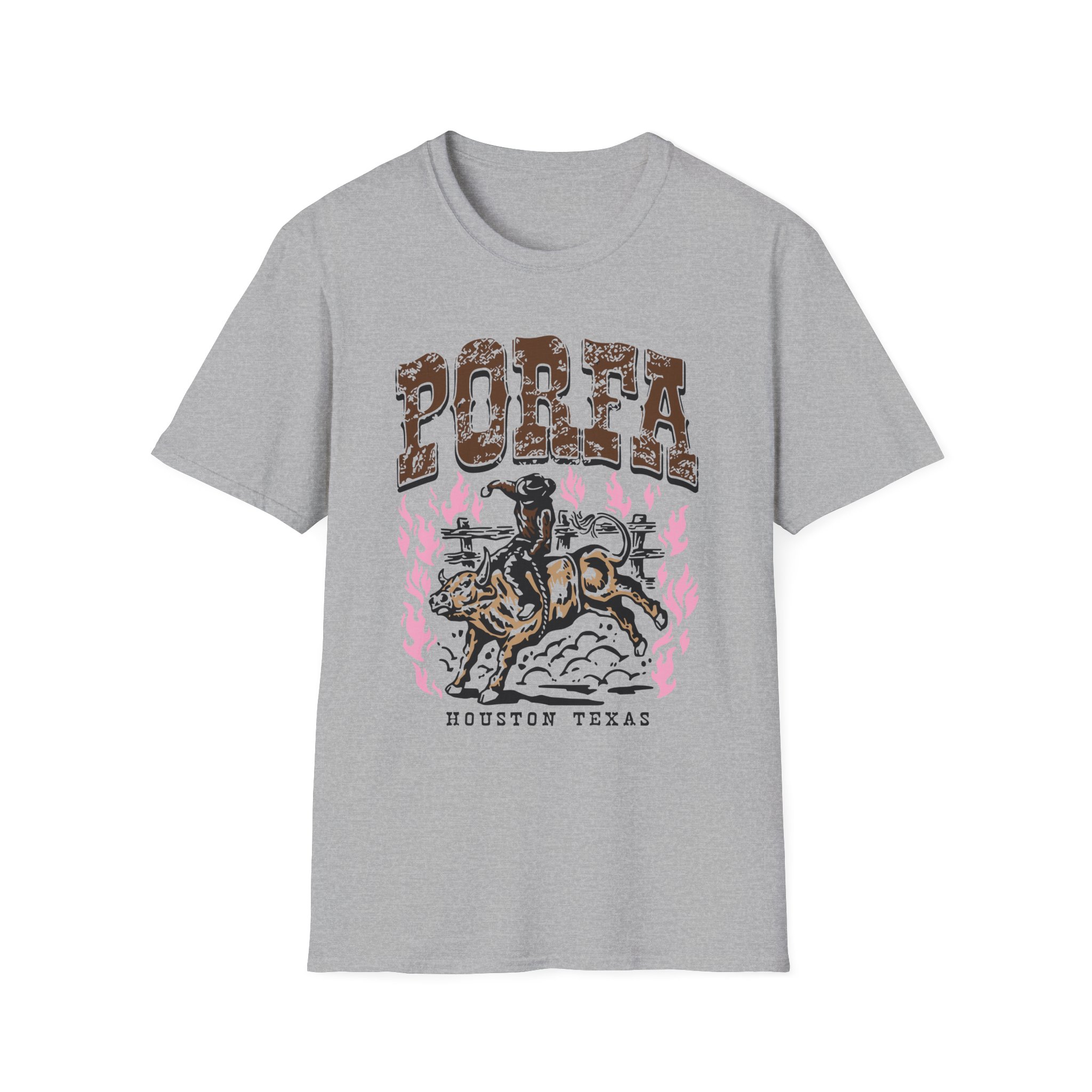 Porfa Houston Texas Unisex Softstyle T-Shirt