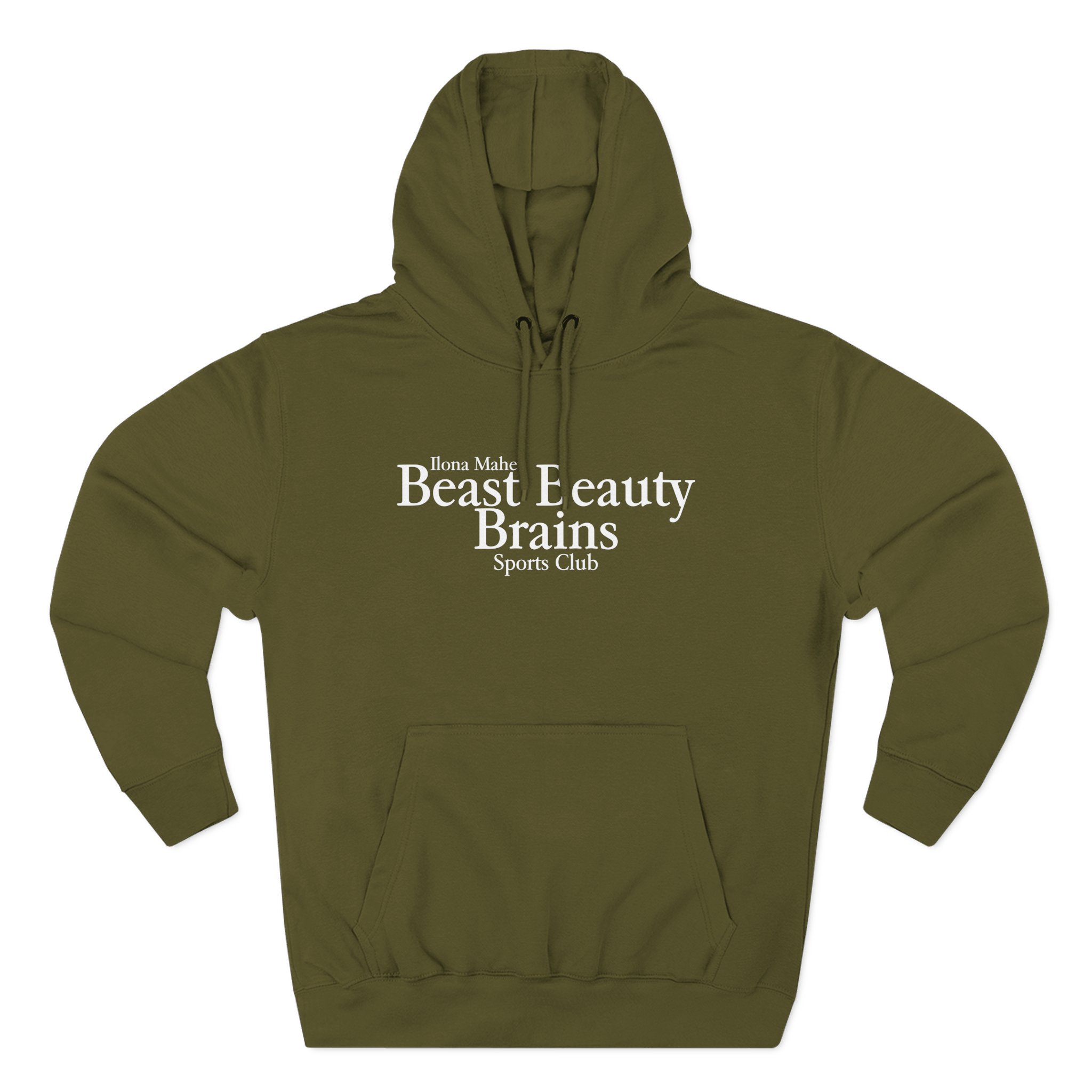Ilona Maher Beast Beauty Brains Sports Club Three-Panel Fleece Hoodie
