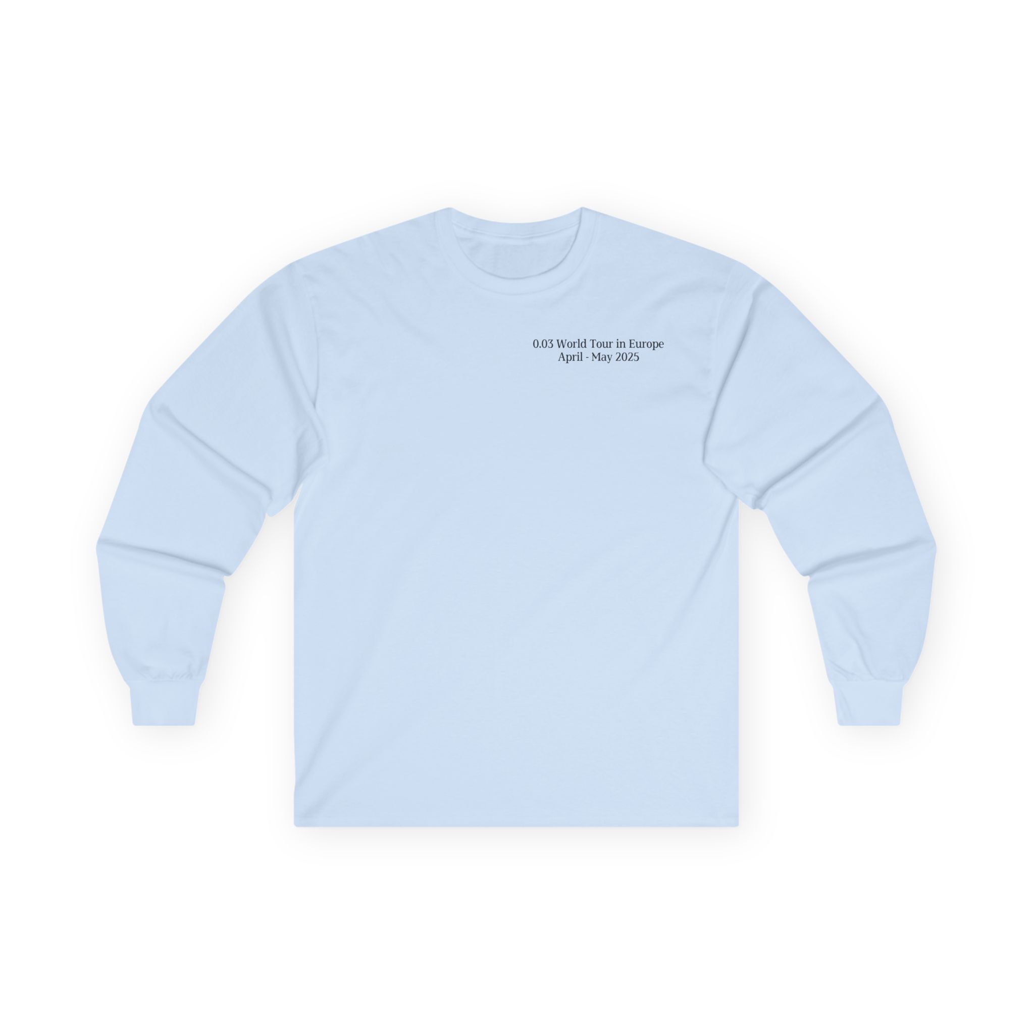 Wave to Earth "0.03 World Tour in Europe Unisex Ultra Cotton Long Sleeve Tee
