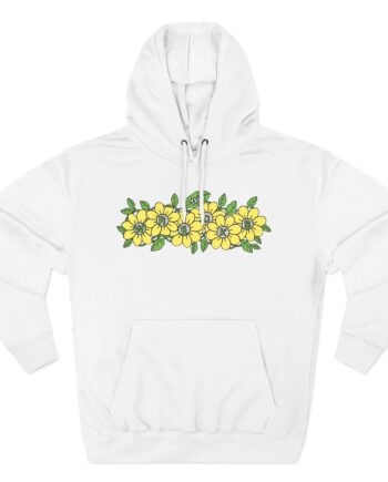 The Wrecks Flower Three-Panel Fleece Hoodie