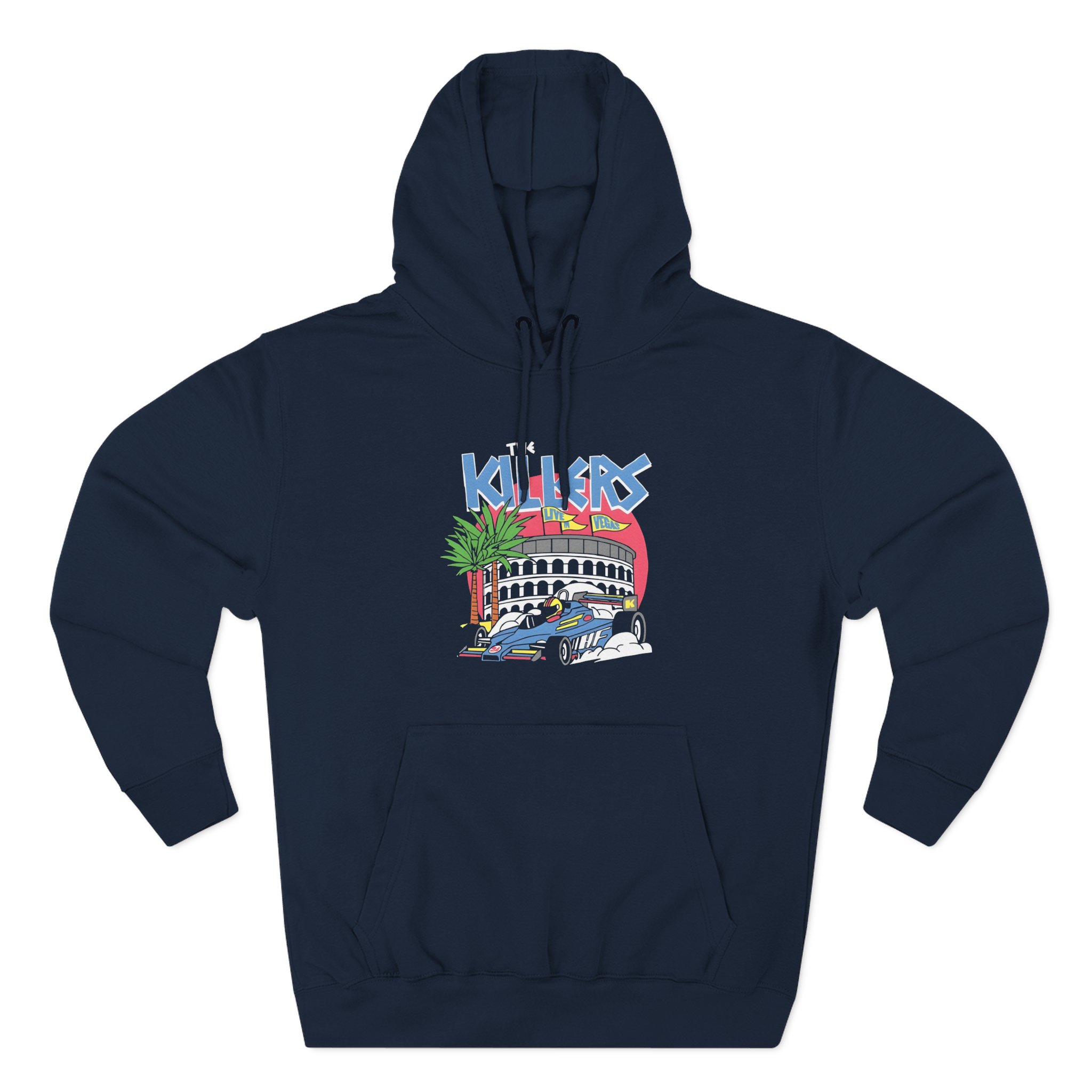 TK Hot Fuss Race Car Three-Panel Fleece Hoodie