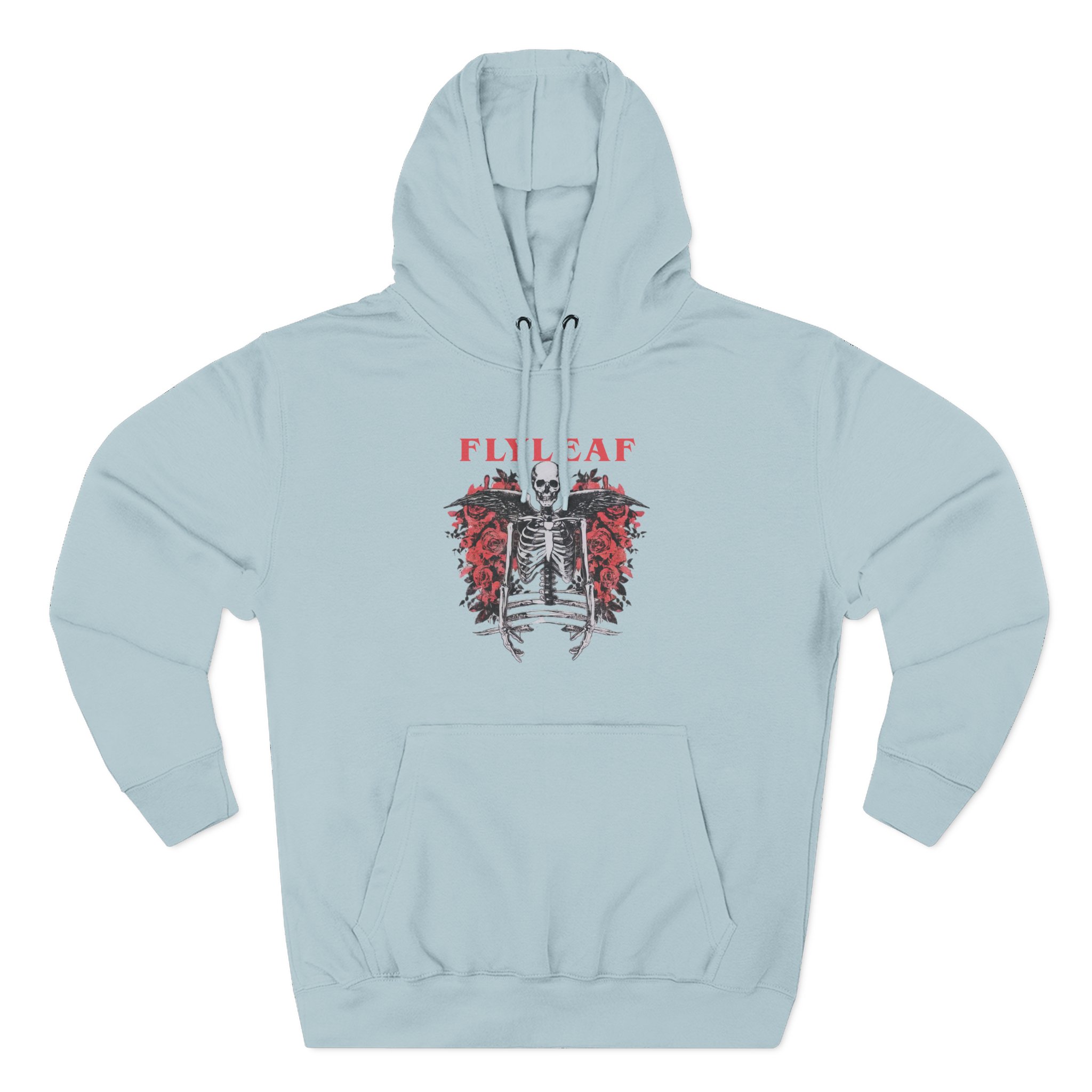 Flyleaf Skeleton Angel Three-Panel Fleece Hoodie