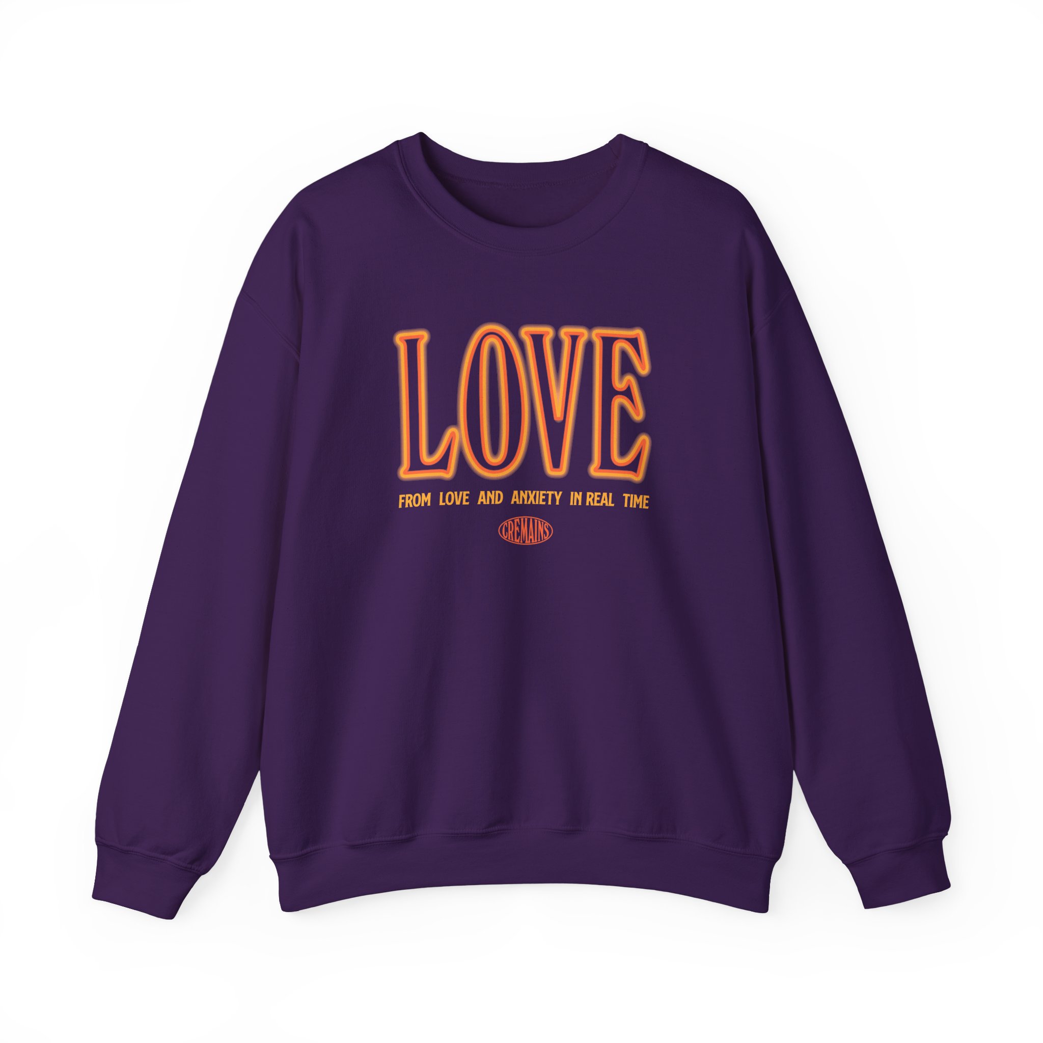 The Maine Love Hard Unisex Heavy Blend Crewneck Sweatshirt