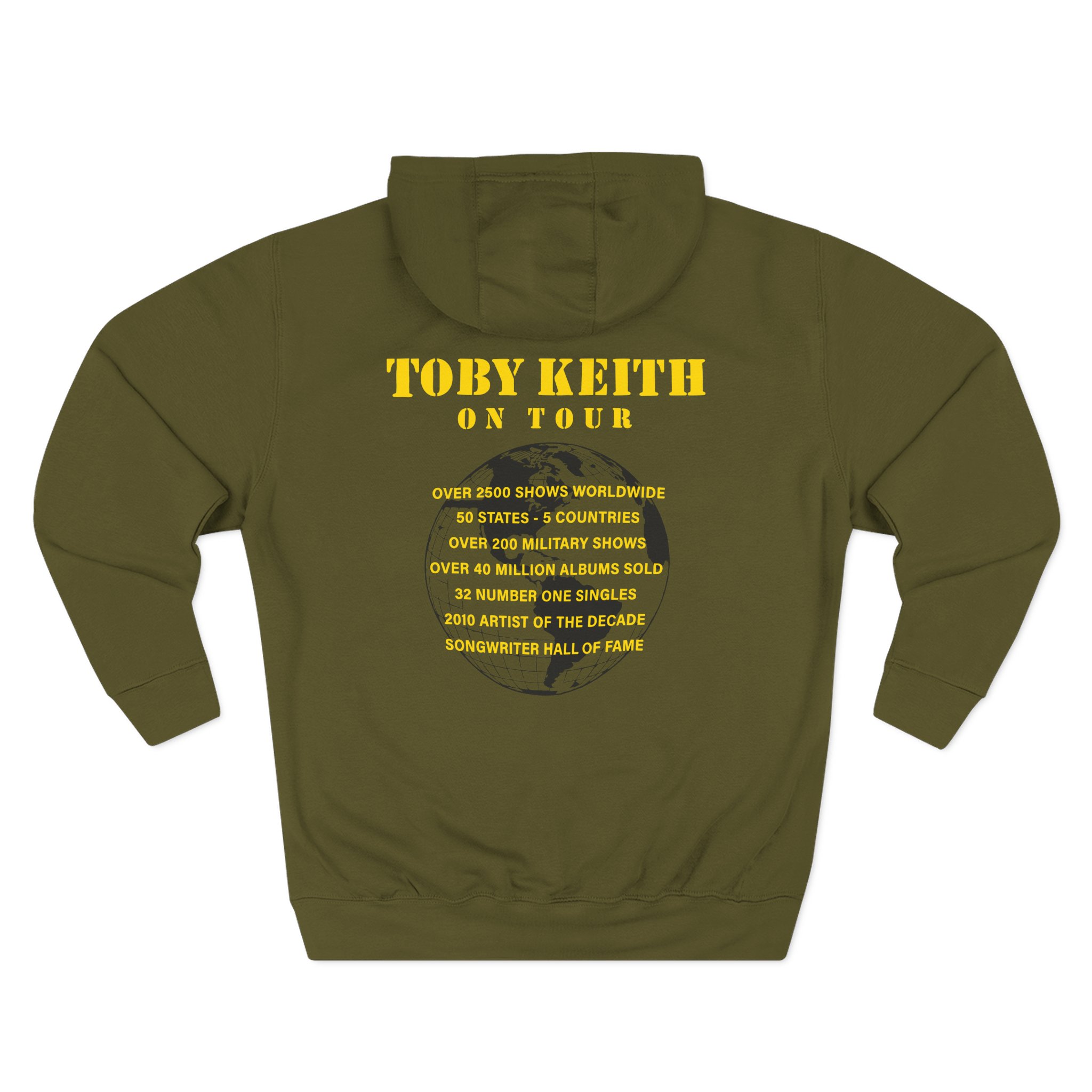 Toby Keith Easy Money Tour Three-Panel Fleece Hoodie