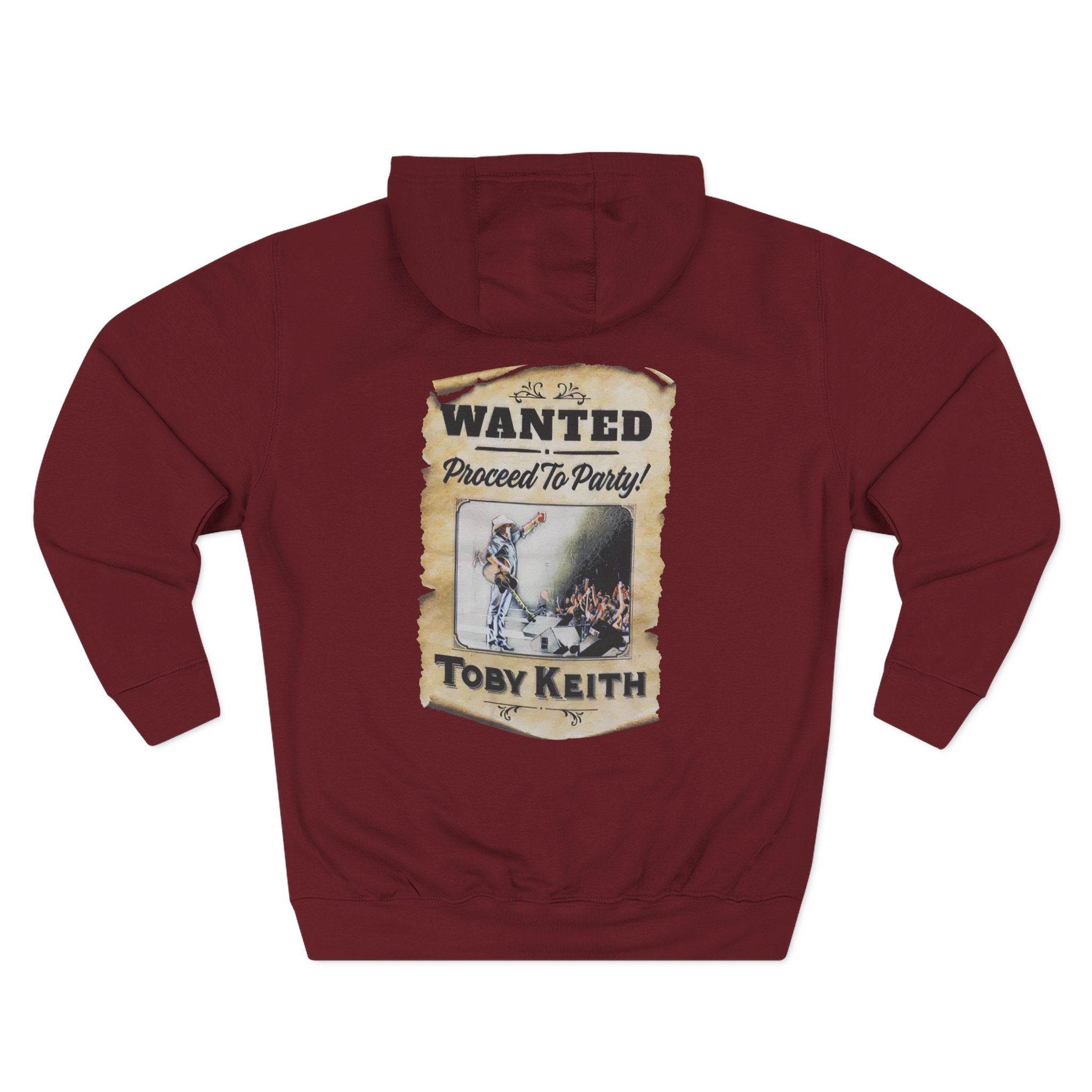 Toby Keith Proceed to Party Three-Panel Fleece Hoodie