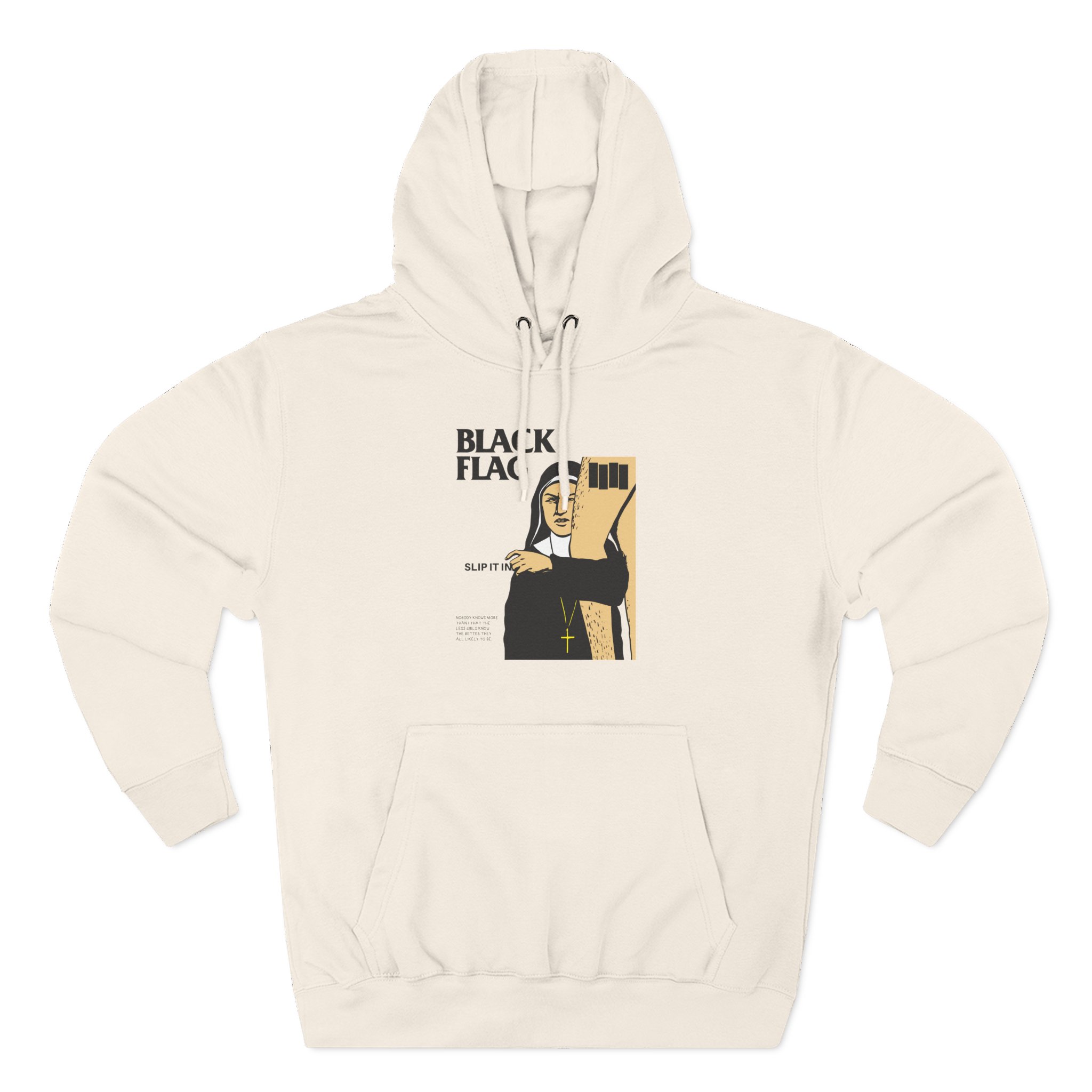 Black Flag Slip It in Three-Panel Fleece Hoodie