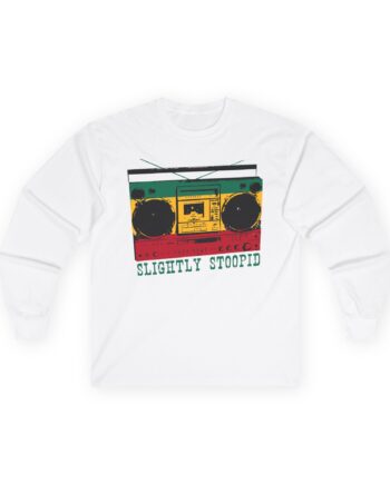 Slightly Stoopid Ghetto Blaster Raglan Unisex Ultra Cotton Long Sleeve Tee