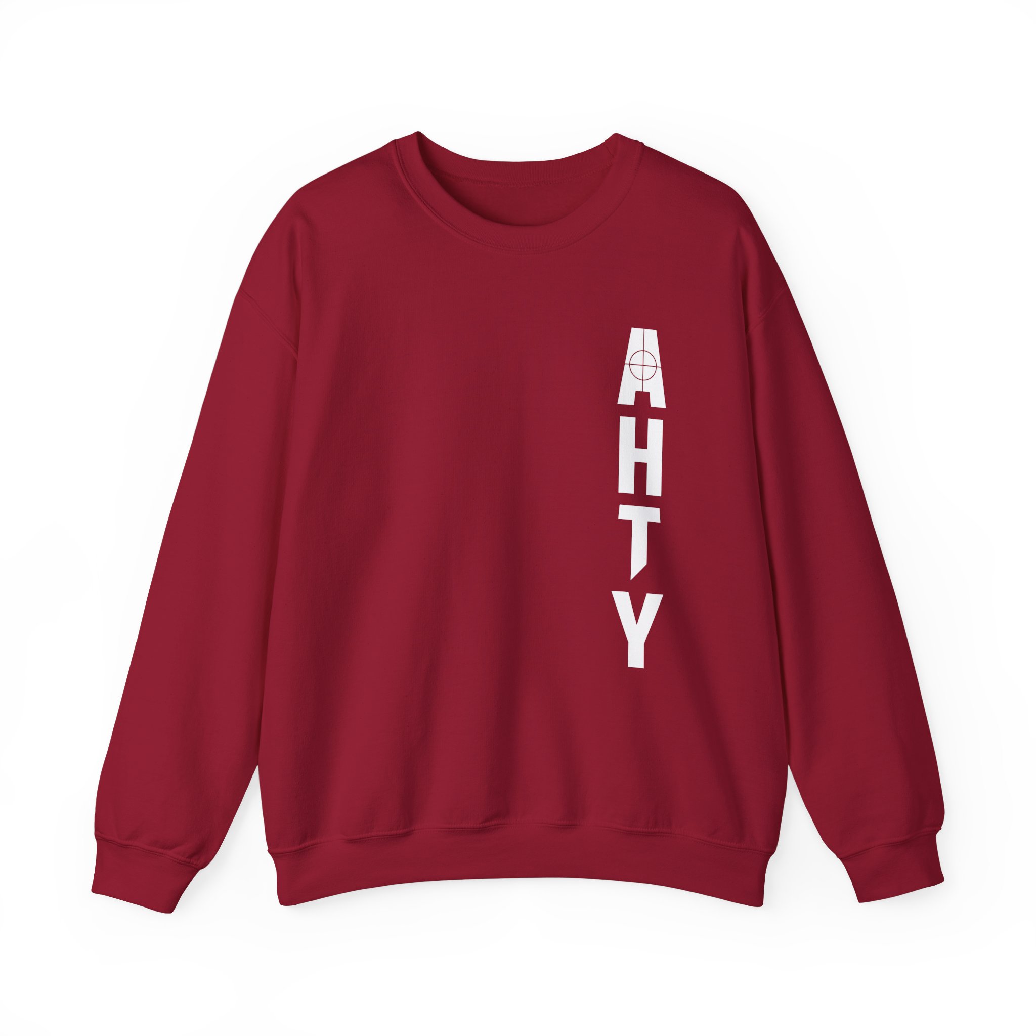 All Hail the Yeti Side Logo Unisex Heavy Blendâ„¢ Crewneck Sweatshirt