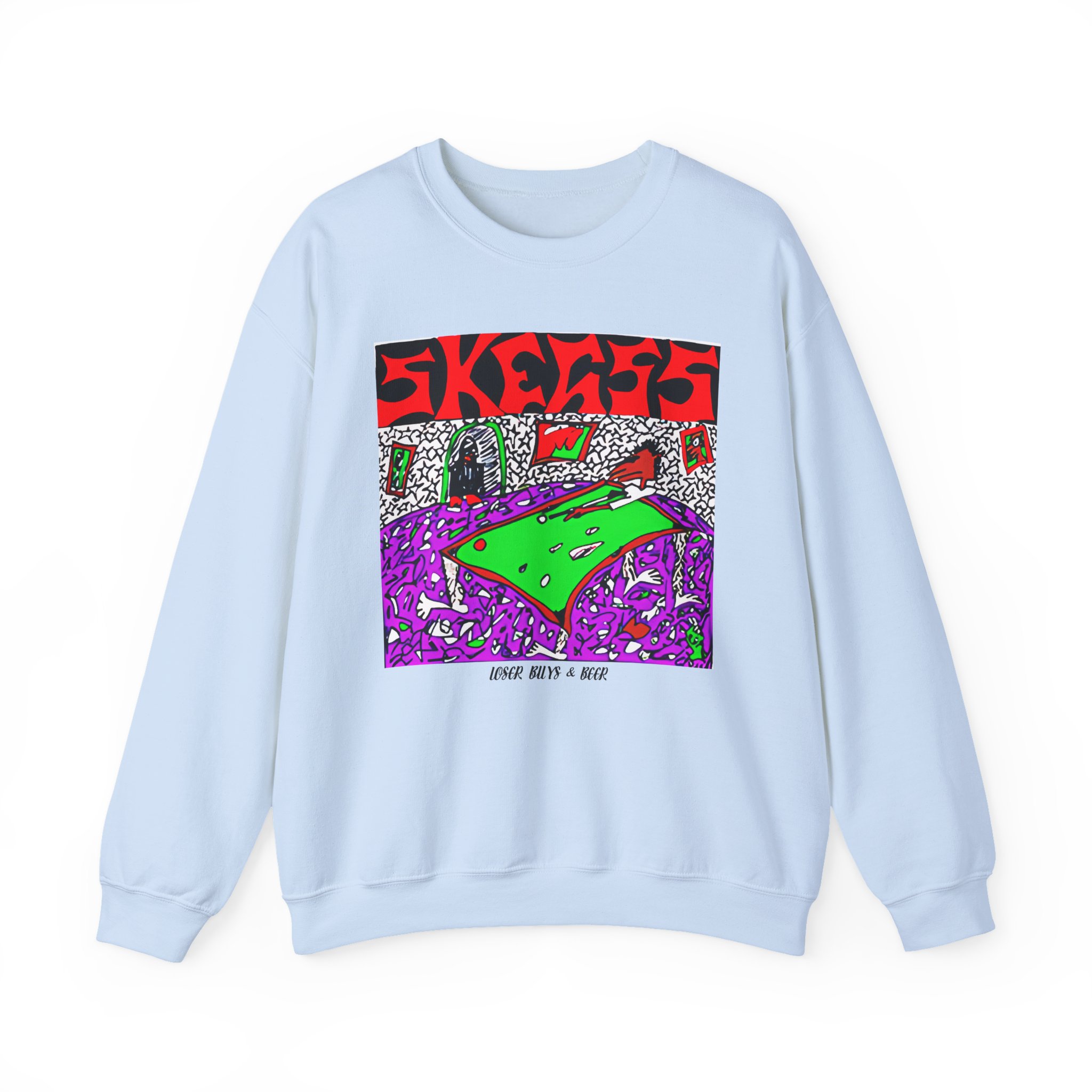 Skegss Pool Unisex Heavy Blendâ„¢ Crewneck Sweatshirt