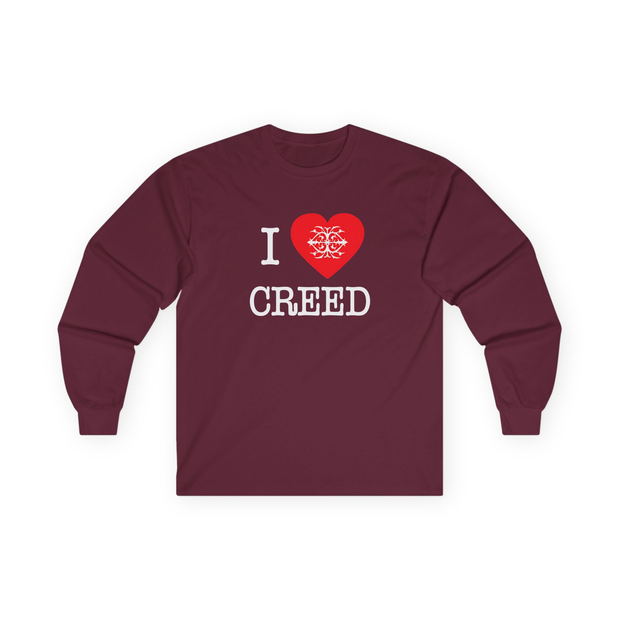 Creed, I Heart Creed Unisex Ultra Cotton Long Sleeve Tee
