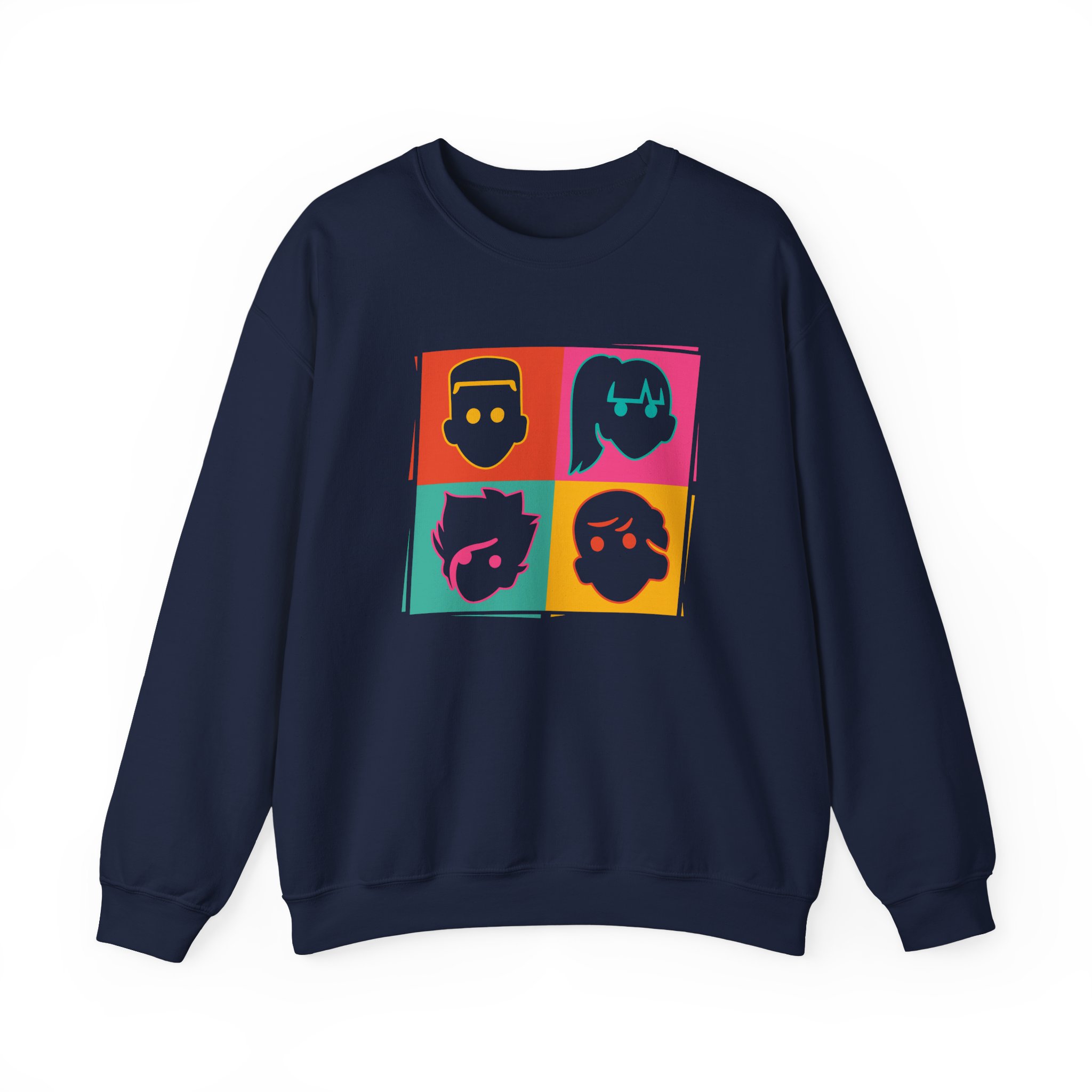 Grounded Faces Unisex Heavy Blendâ„¢ Crewneck Sweatshirt