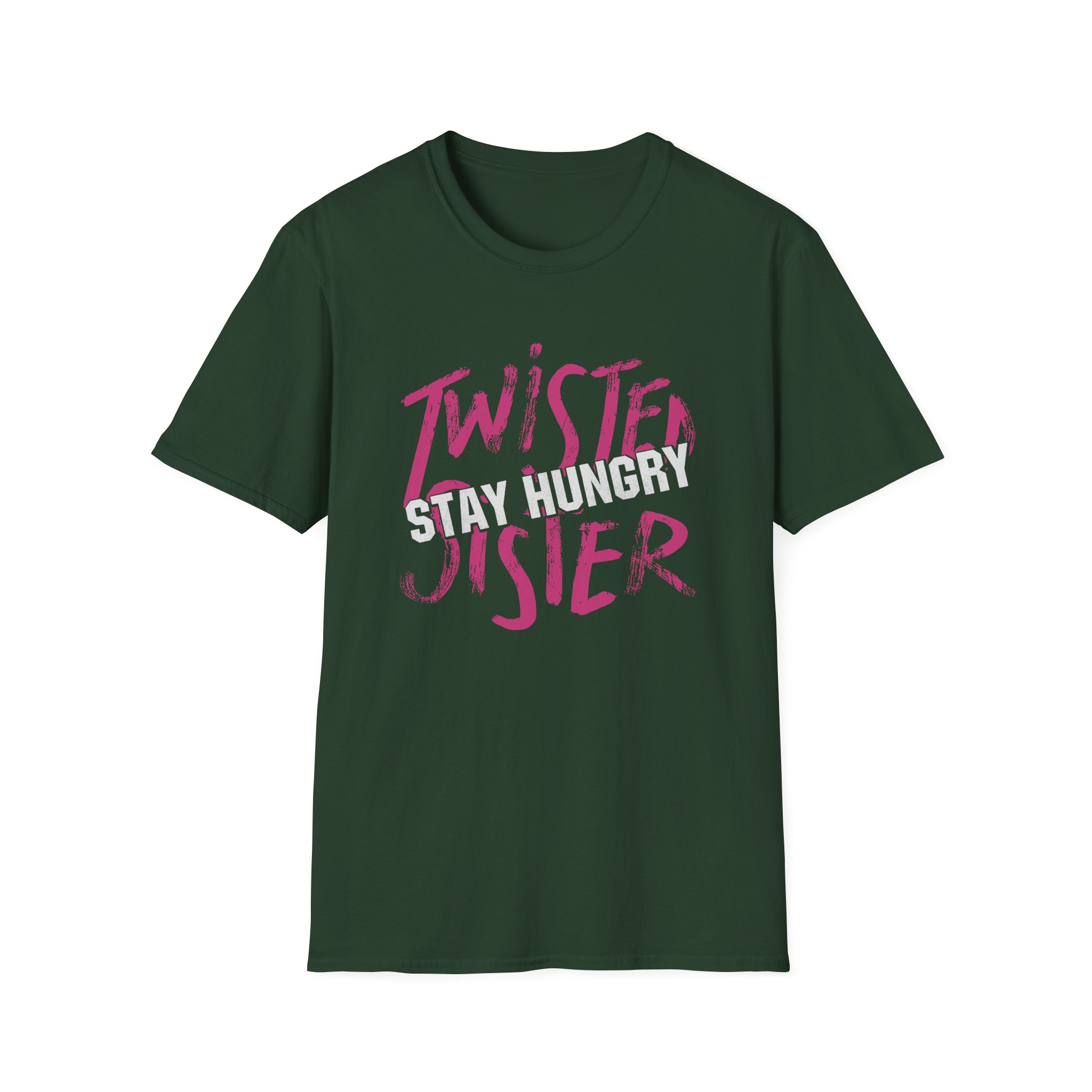Distressed We're Not Gonna Take It Twisted Sister Unisex Softstyle T-Shirt