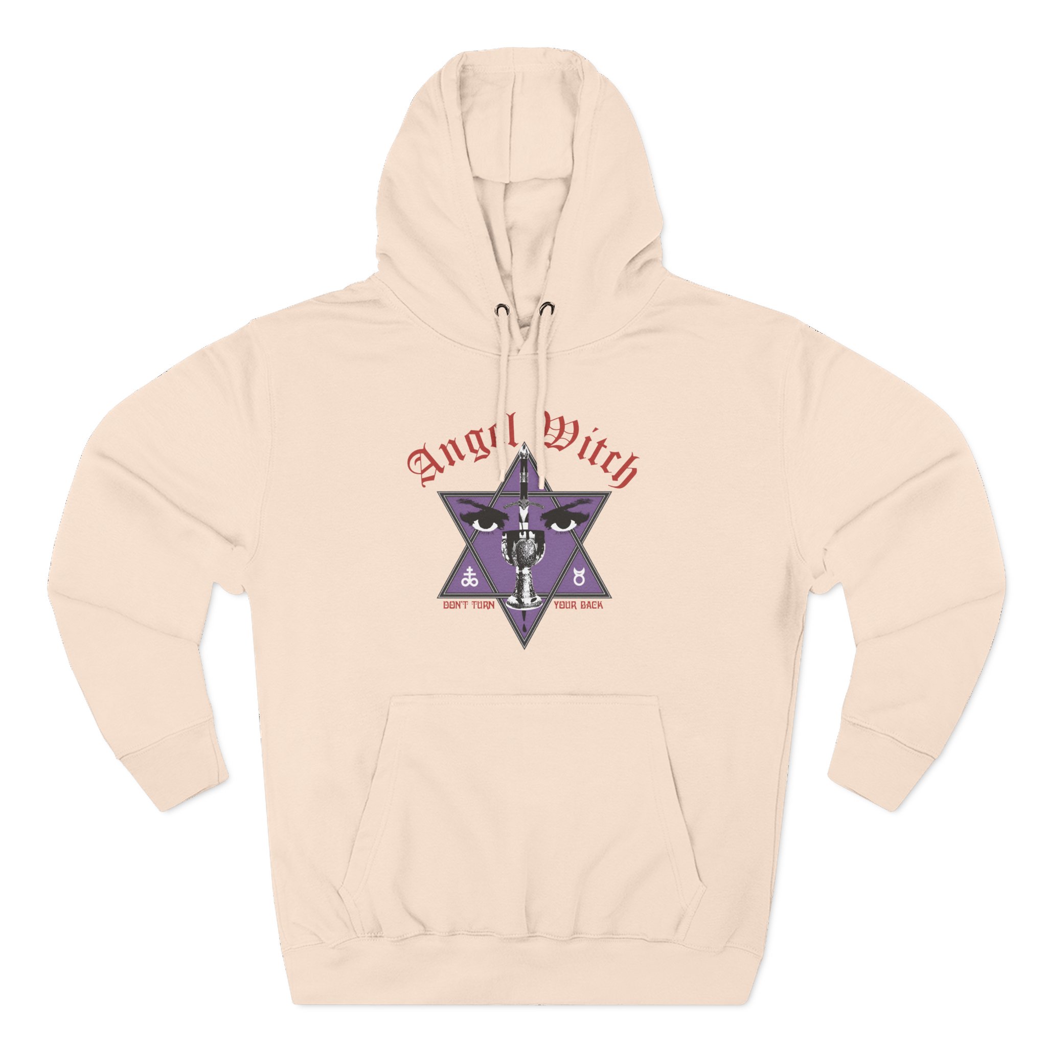 Angel Witch The Night Is Calling Three-Panel Fleece Hoodie