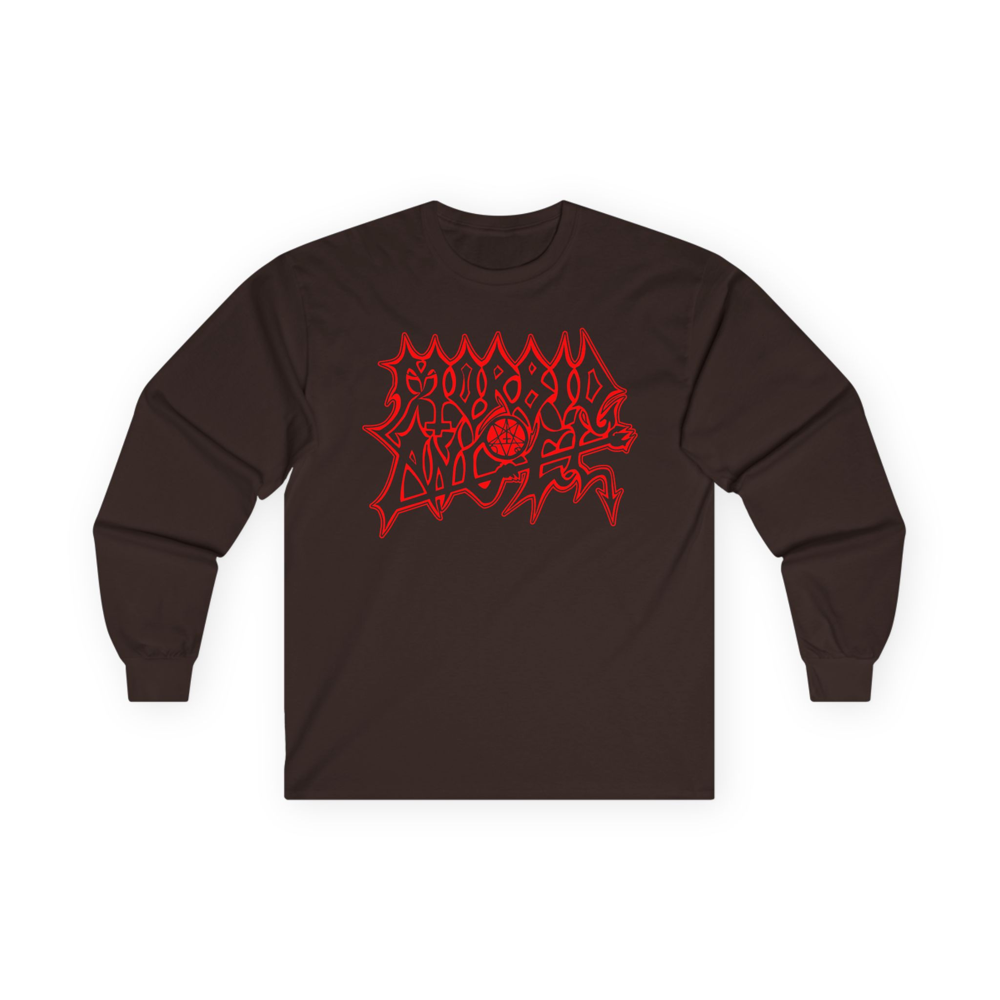 Morbid Angel Red Logo Unisex Ultra Cotton Long Sleeve Tee