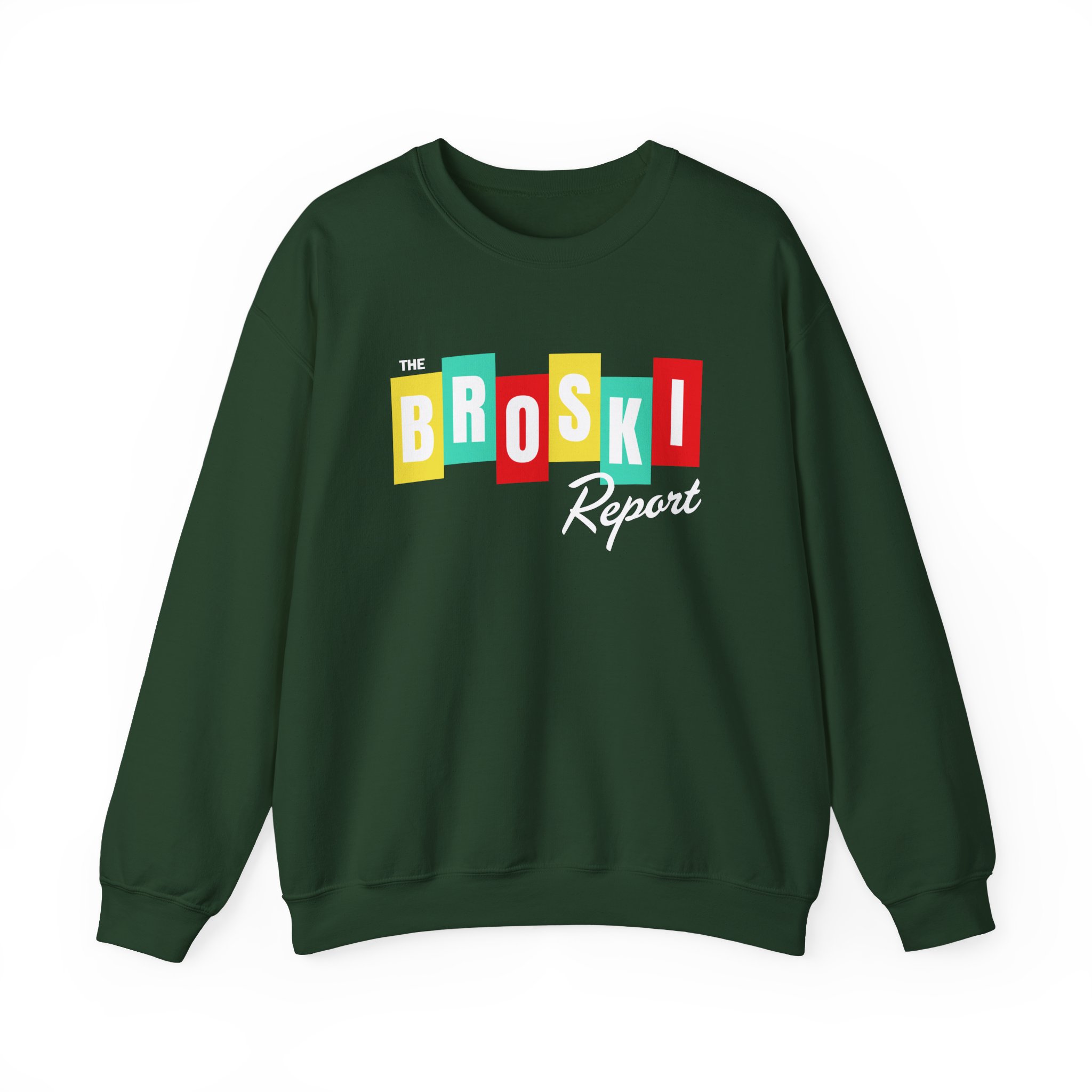 Broski Report National News Blast Unisex Heavy Blendâ„¢ Crewneck Sweatshirt
