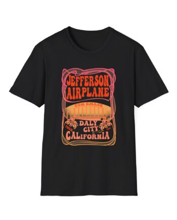 Jefferson Airplane Daly City Tour Unisex Softstyle T-Shirt