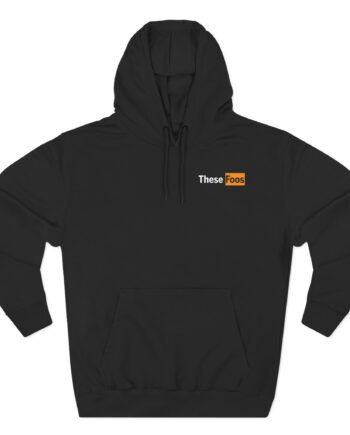 These Foos Three-Panel Fleece Hoodie