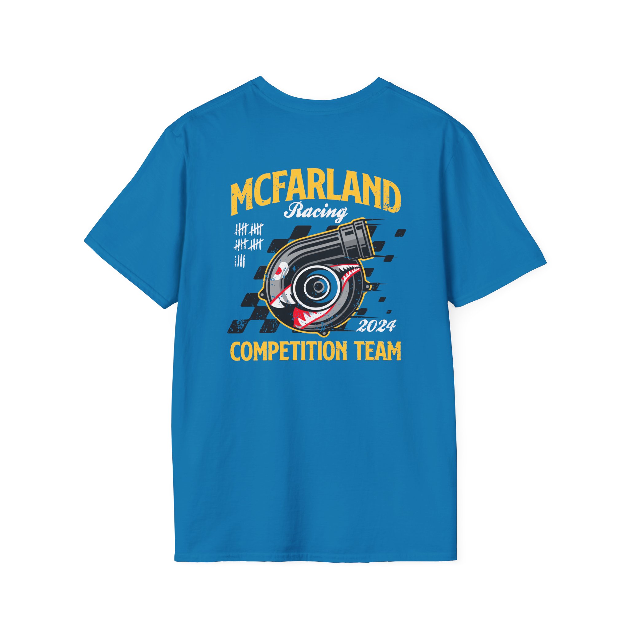 Cleetus Mcfarland Cleetus Turbo Racing Unisex Softstyle T-Shirt