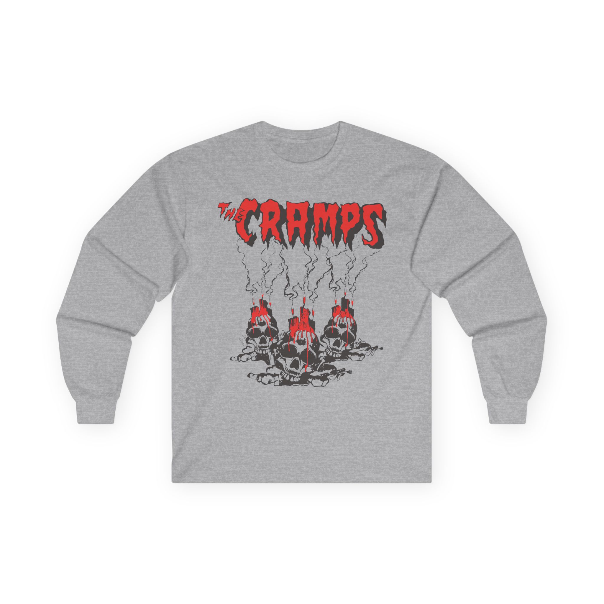 The Cramps Voodoo Skulls Unisex Ultra Cotton Long Sleeve Tee