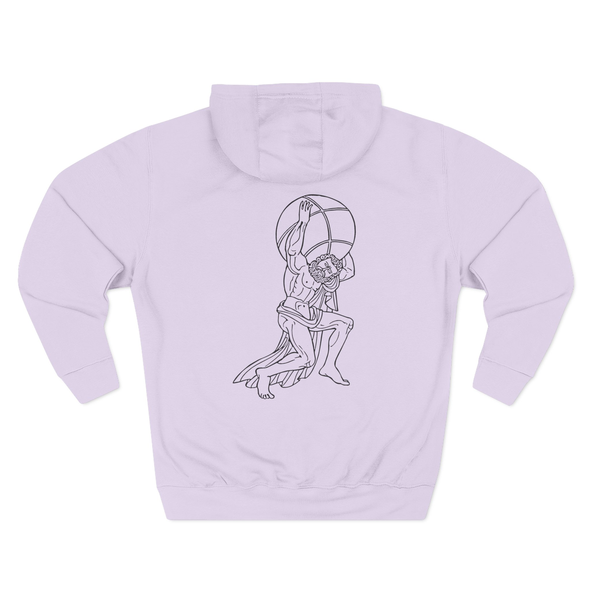 Bicep Feel My Three-Panel Fleece Hoodie