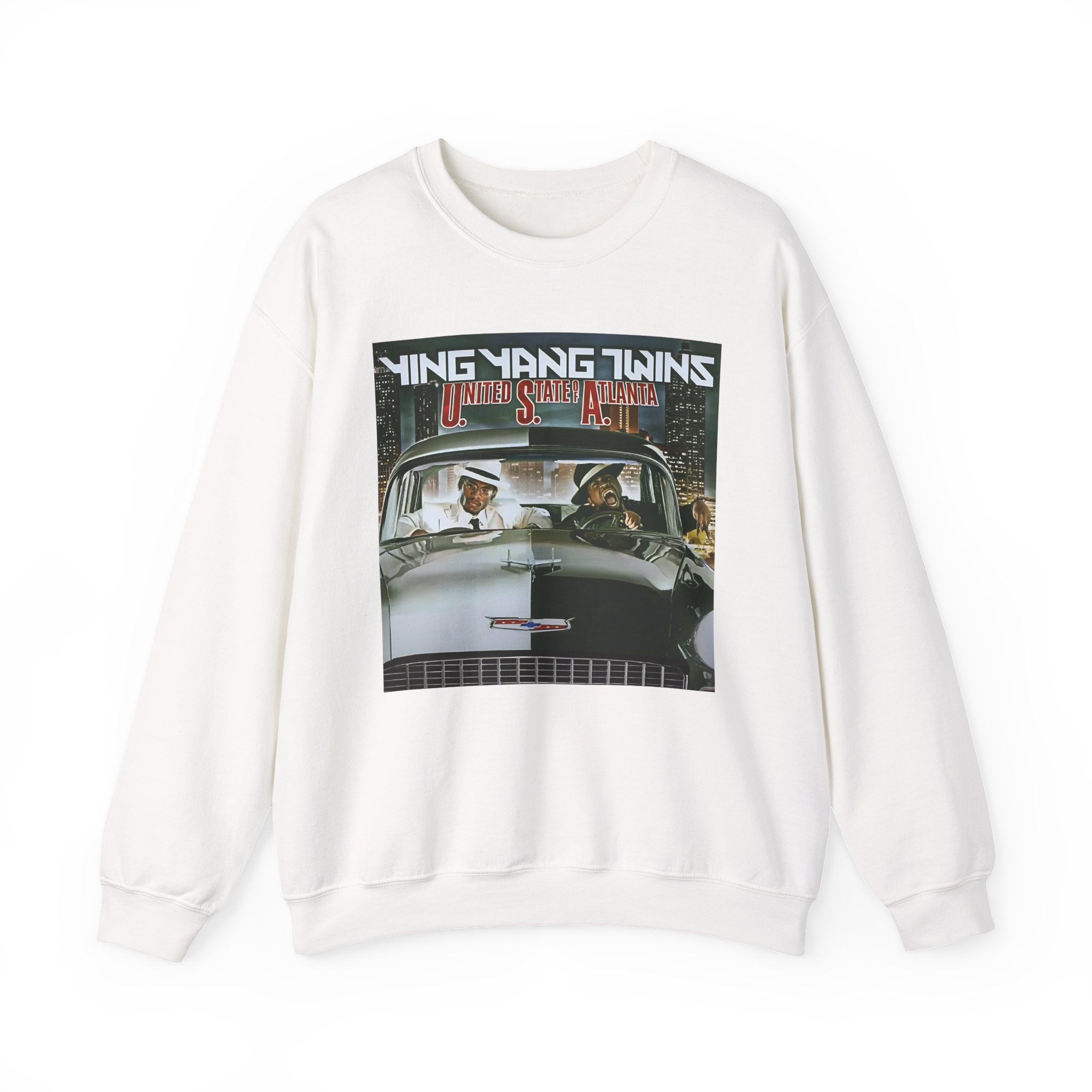 Ying Yang Twins United State Of Atlanta Album Cover Unisex Heavy Blendâ„¢ Crewneck Sweatshirt