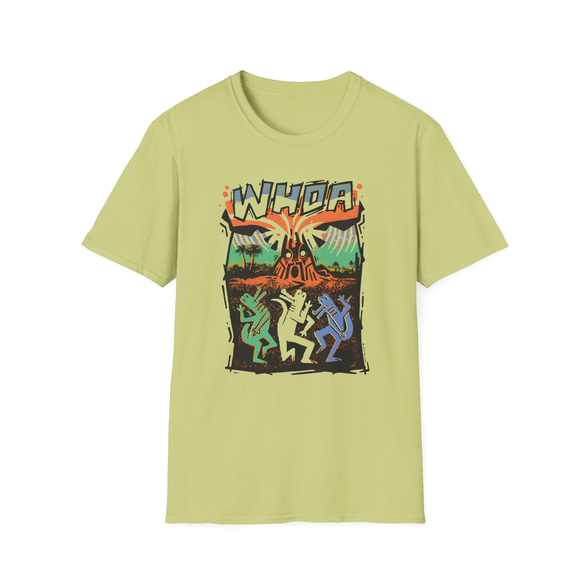 Grounded Max Dino Unisex Softstyle T-Shirt