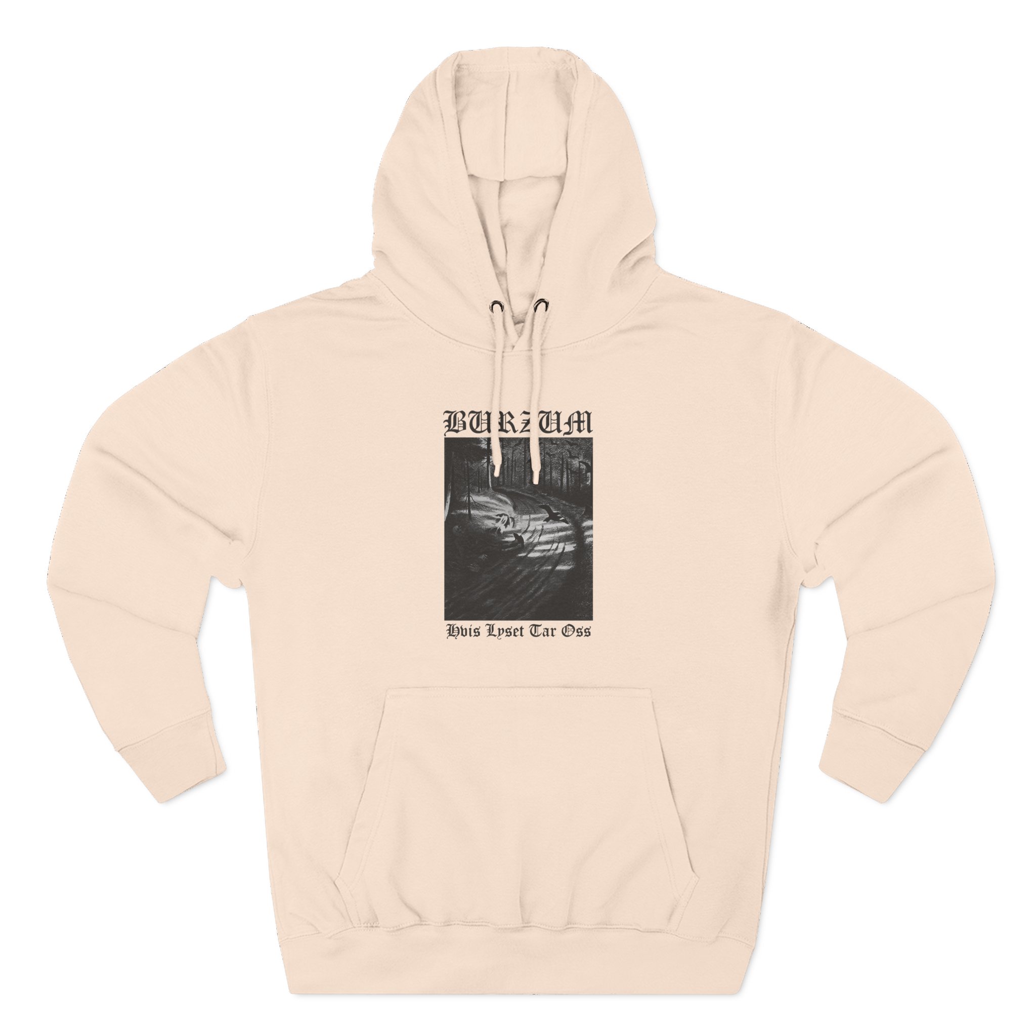 Burzum Hvis Lyset Tar Oss Three-Panel Fleece Hoodie