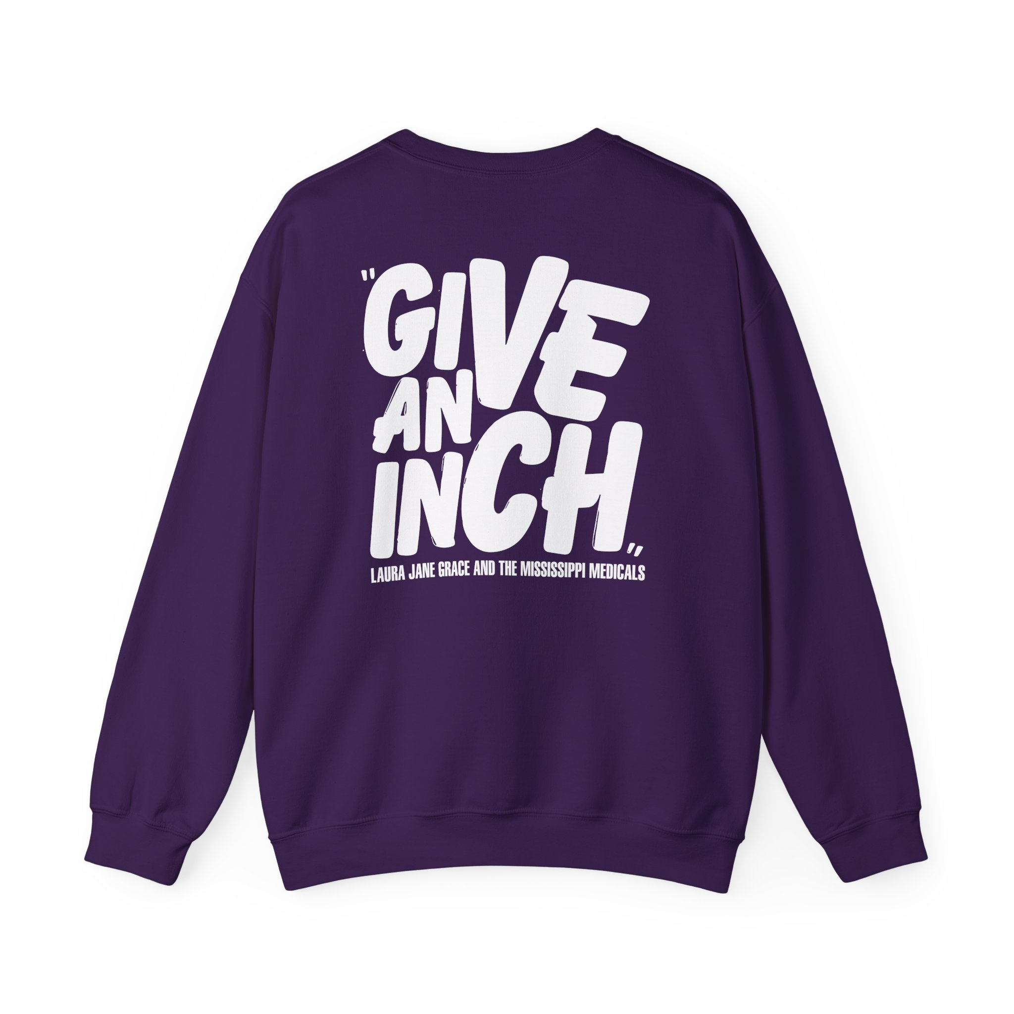 Laura Jane Grace Give an Inch Unisex Heavy Blendâ„¢ Crewneck Sweatshirt