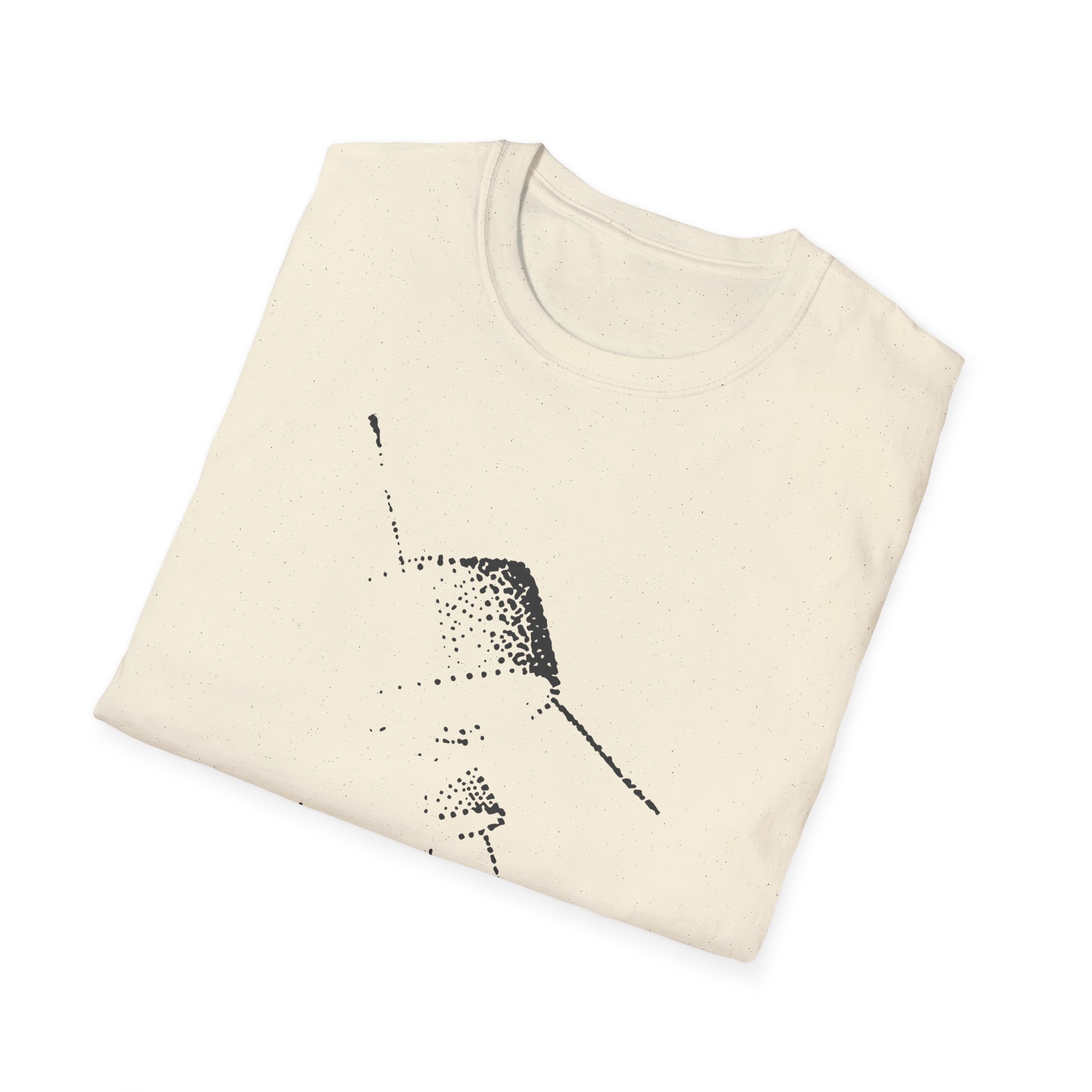 Cave in Satellite: Blackened Unisex Softstyle T-Shirt